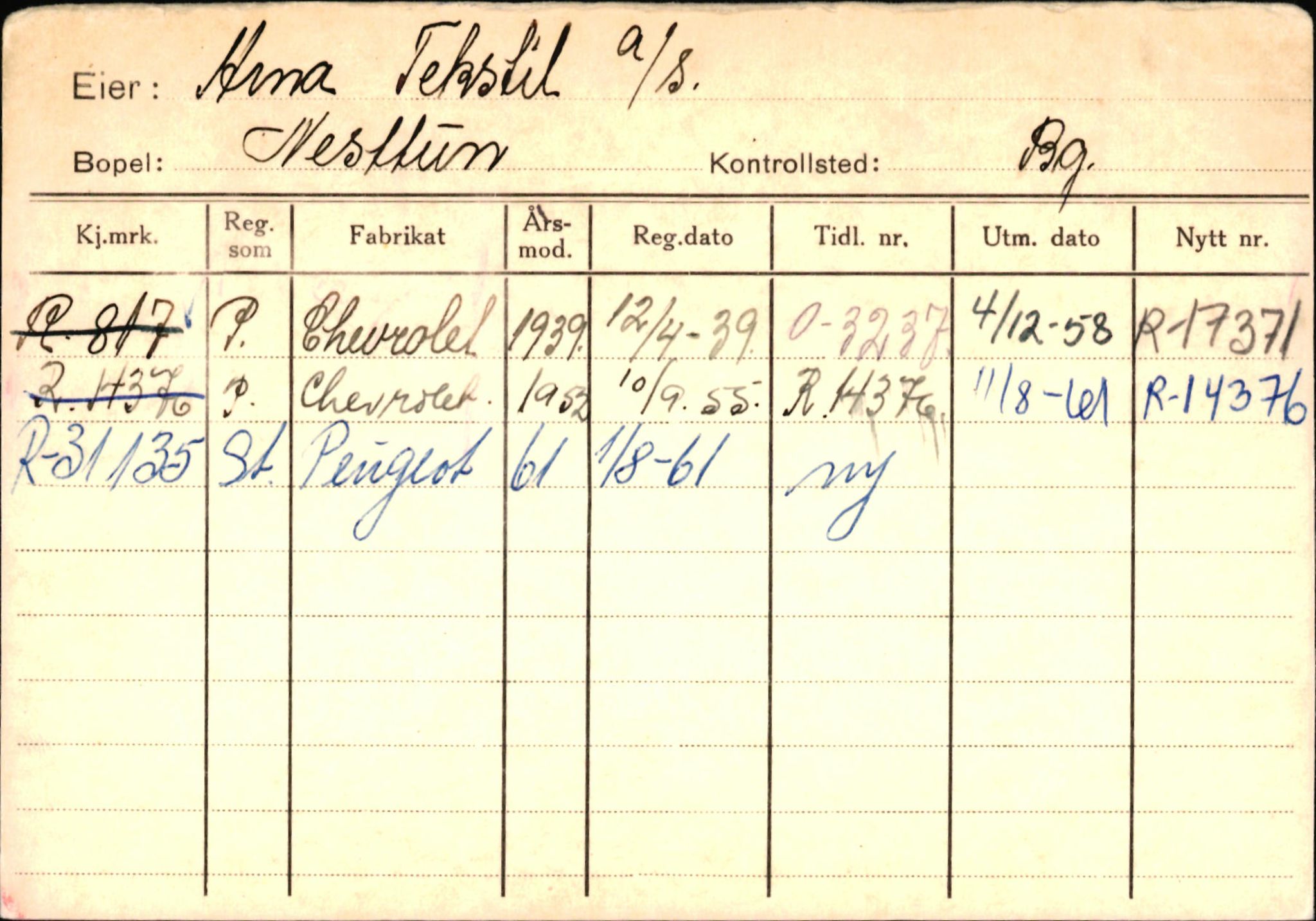 Statens vegvesen, Hordaland vegkontor, AV/SAB-A-5201/2/Ha/L0002: R-eierkort A, 1920-1971, p. 739