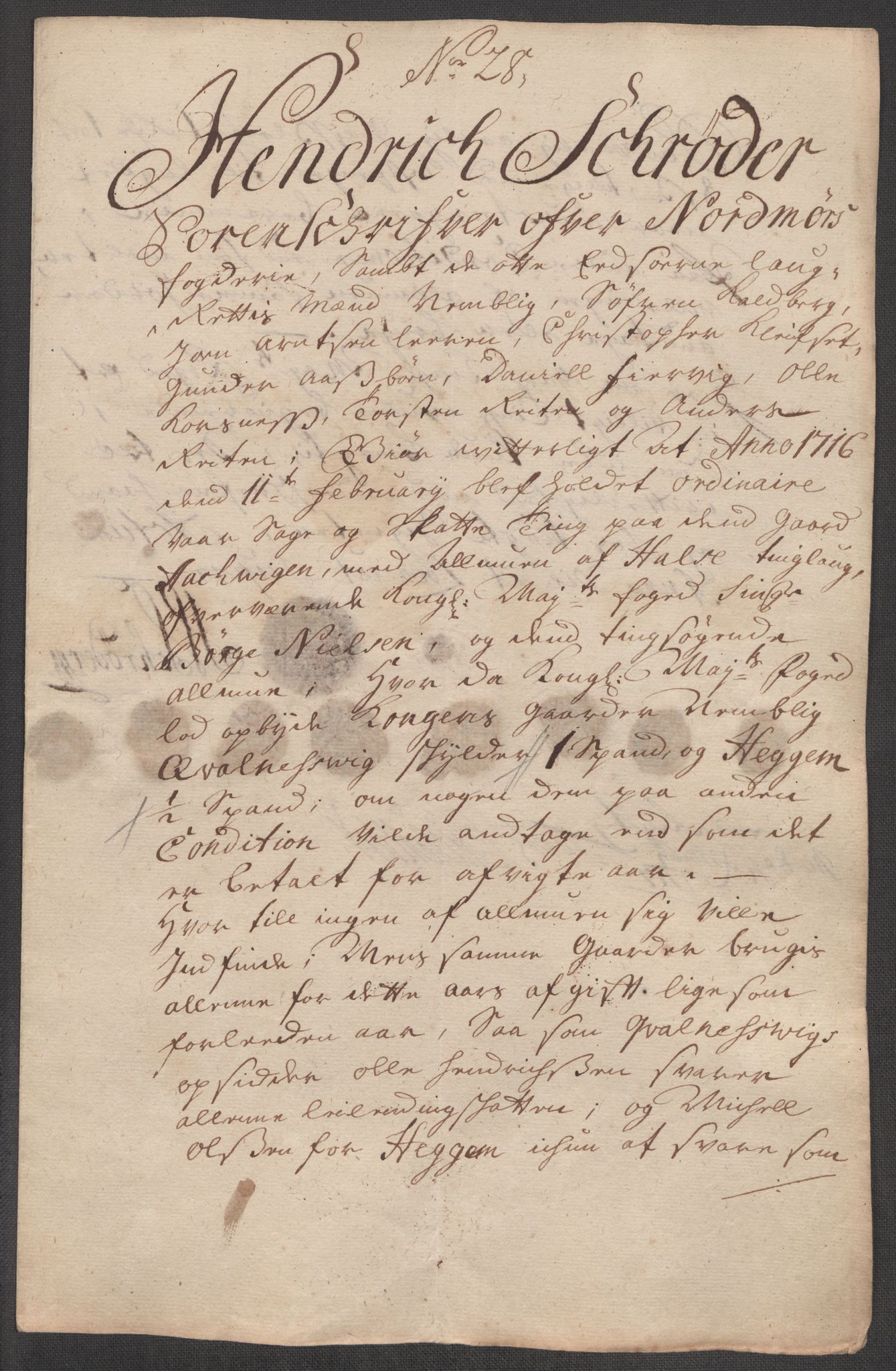 Rentekammeret inntil 1814, Reviderte regnskaper, Fogderegnskap, AV/RA-EA-4092/R56/L3749: Fogderegnskap Nordmøre, 1716, p. 162