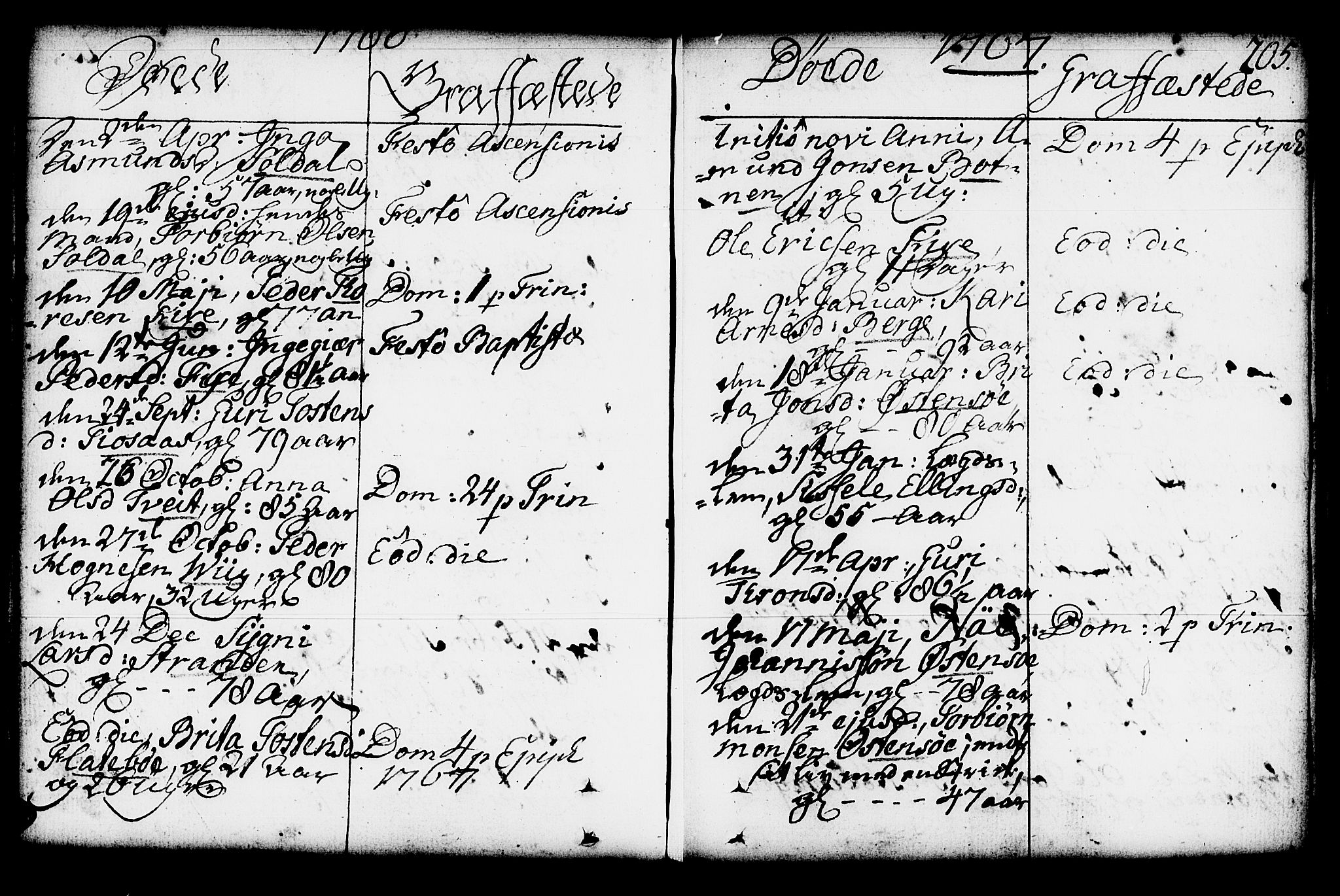 Kvam sokneprestembete, AV/SAB-A-76201/H/Haa: Parish register (official) no. A 4, 1743-1795, p. 205