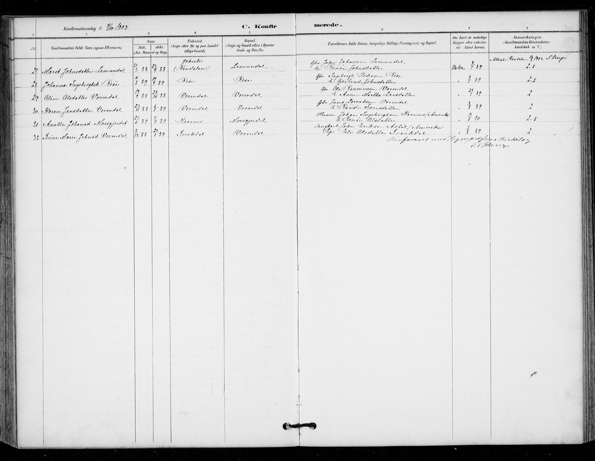 Ministerialprotokoller, klokkerbøker og fødselsregistre - Sør-Trøndelag, SAT/A-1456/671/L0841: Parish register (official) no. 671A03, 1893-1915