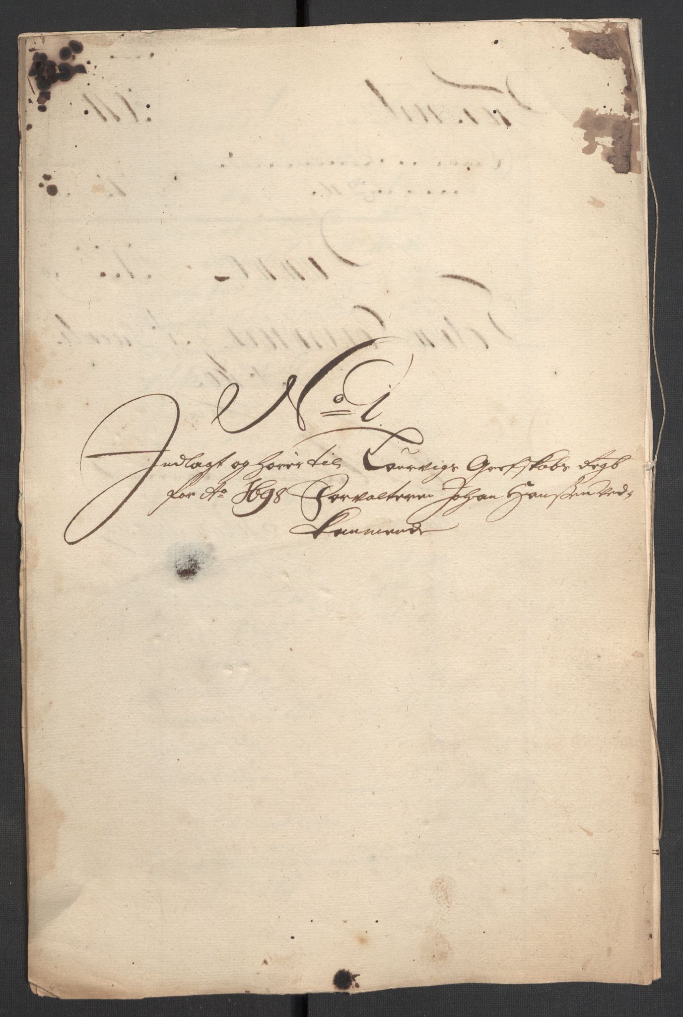 Rentekammeret inntil 1814, Reviderte regnskaper, Fogderegnskap, RA/EA-4092/R33/L1976: Fogderegnskap Larvik grevskap, 1698-1701, p. 22