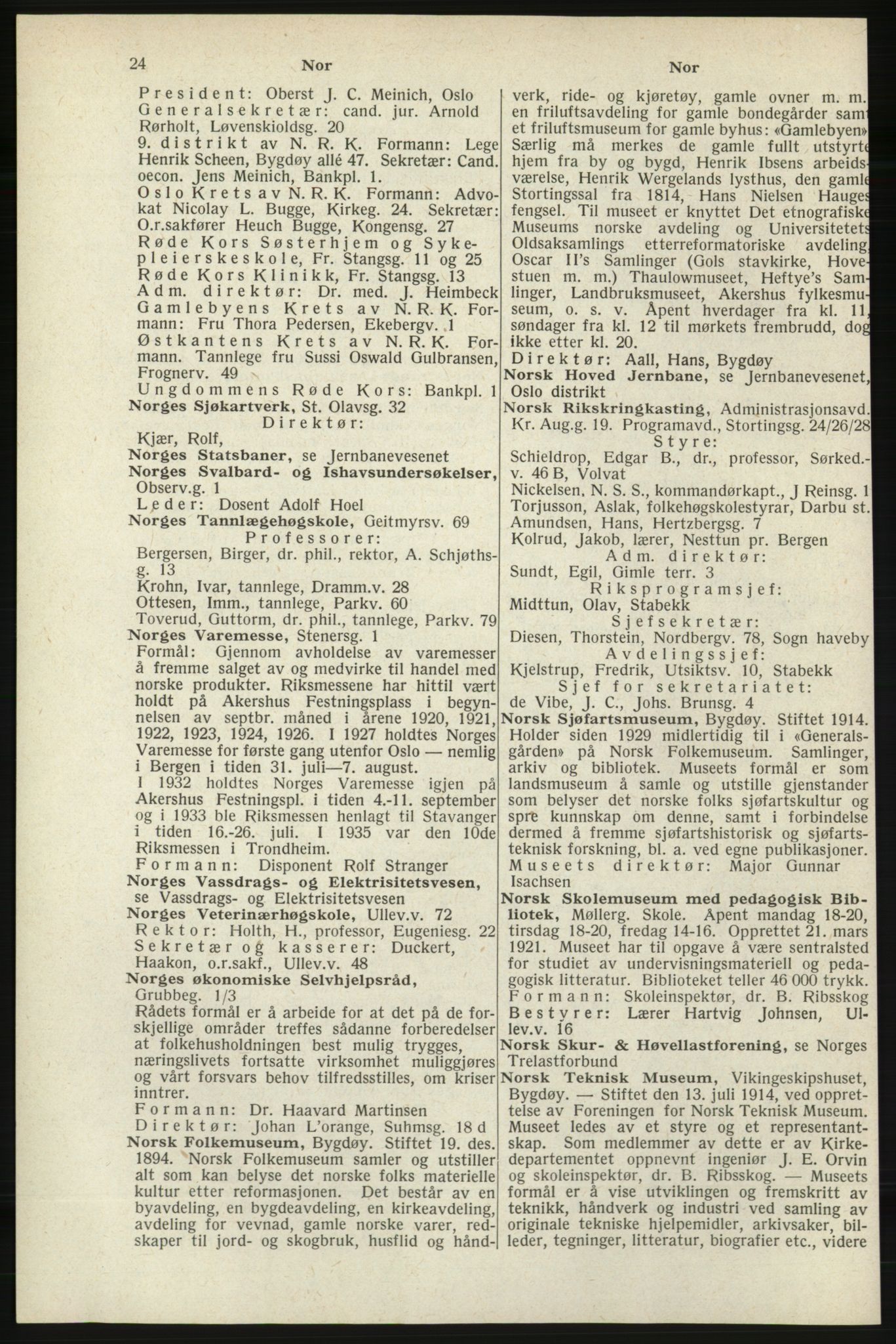 Kristiania/Oslo adressebok, PUBL/-, 1940, p. 40