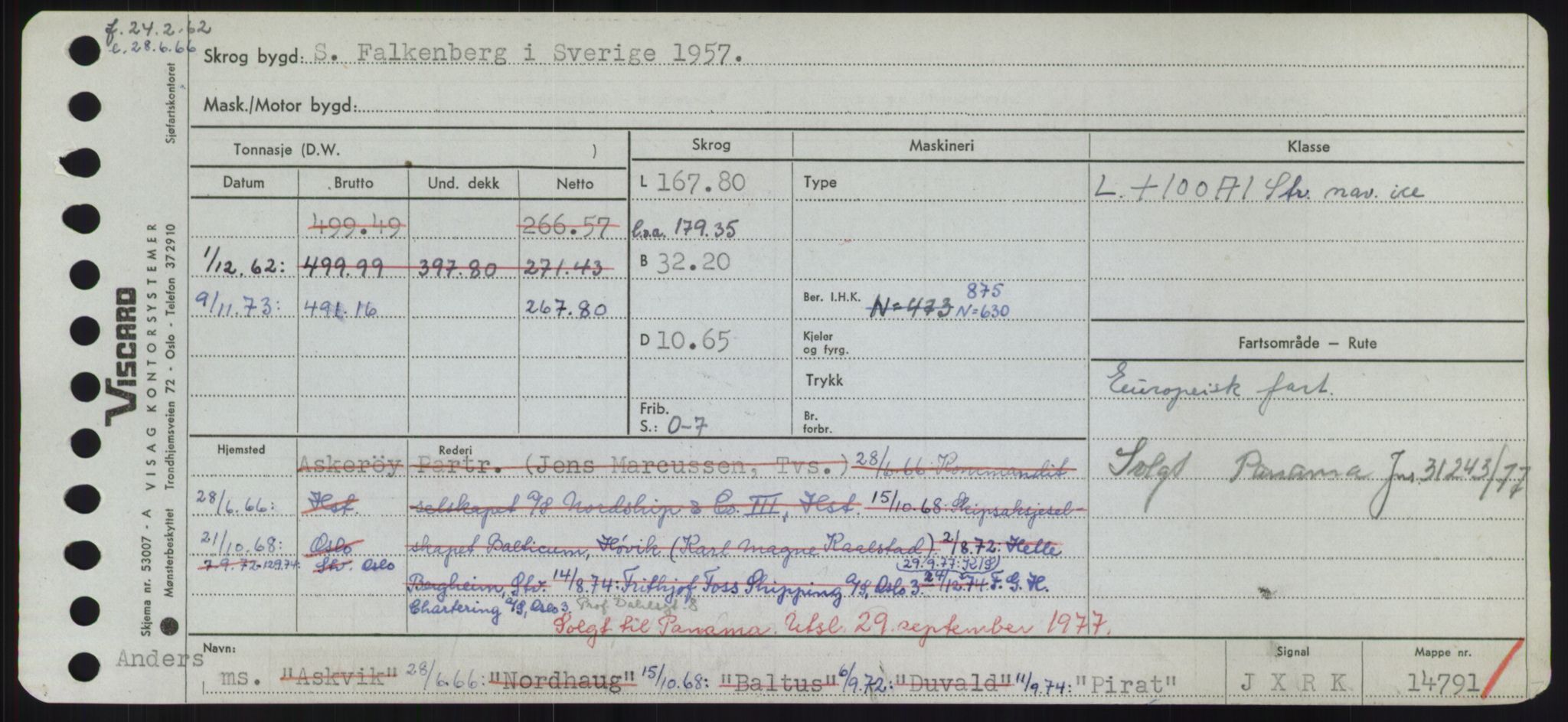 Sjøfartsdirektoratet med forløpere, Skipsmålingen, AV/RA-S-1627/H/Hd/L0029: Fartøy, P, p. 267