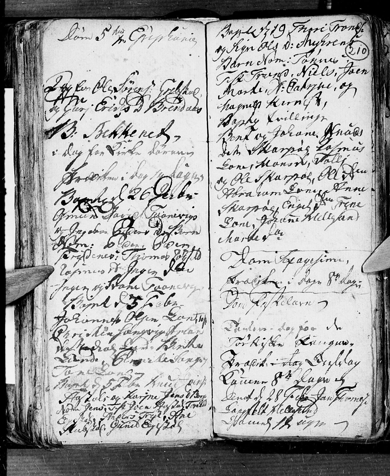 Søgne sokneprestkontor, AV/SAK-1111-0037/F/Fb/Fbb/L0001: Parish register (copy) no. B 1, 1779-1802, p. 210