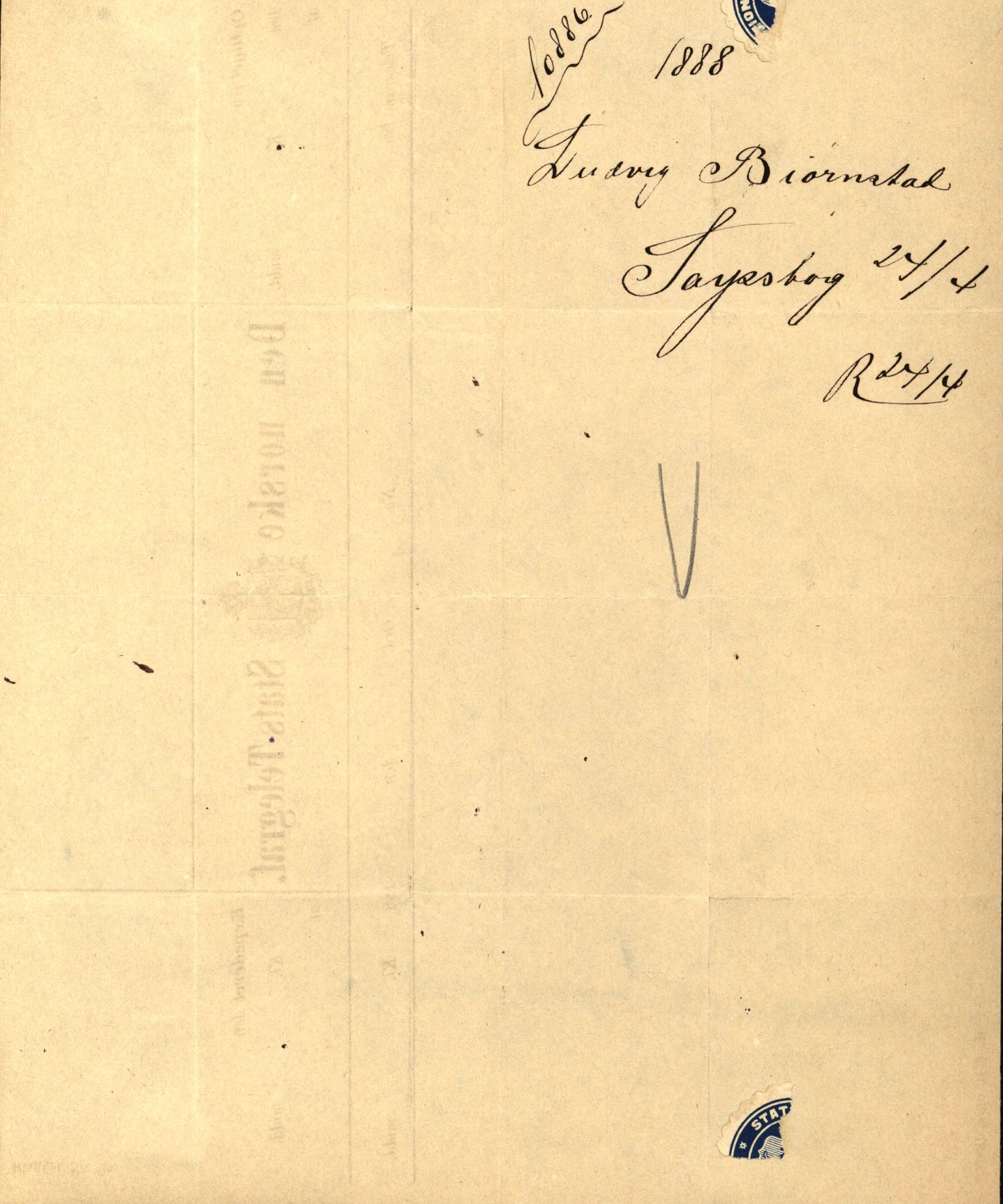 Pa 63 - Østlandske skibsassuranceforening, VEMU/A-1079/G/Ga/L0021/0009: Havaridokumenter / Anne, Elizabeth, Asker, Avenir, Bernadotte, 1888, p. 11
