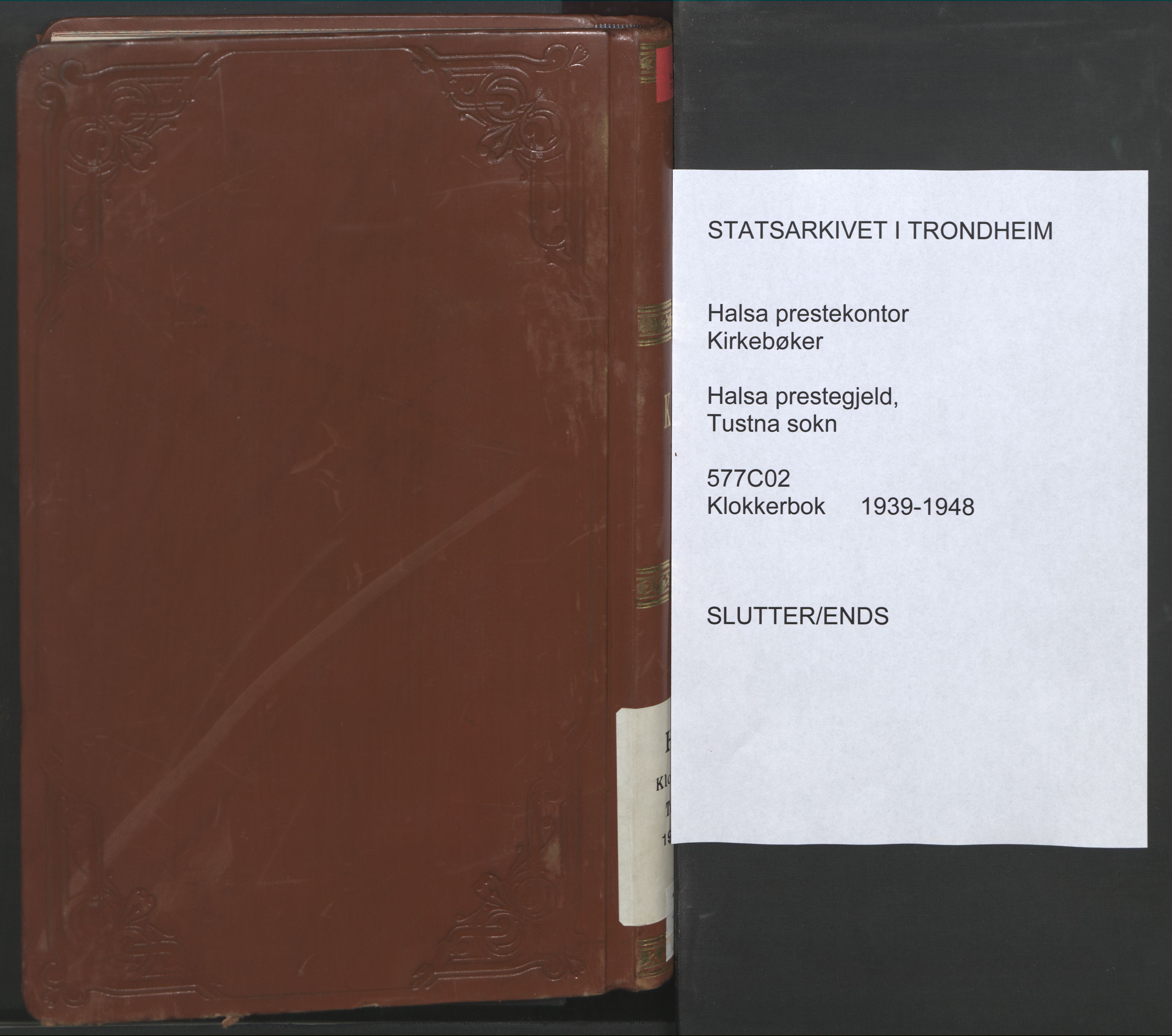 Ministerialprotokoller, klokkerbøker og fødselsregistre - Møre og Romsdal, AV/SAT-A-1454/577/L0898: Parish register (copy) no. 577C02, 1939-1948