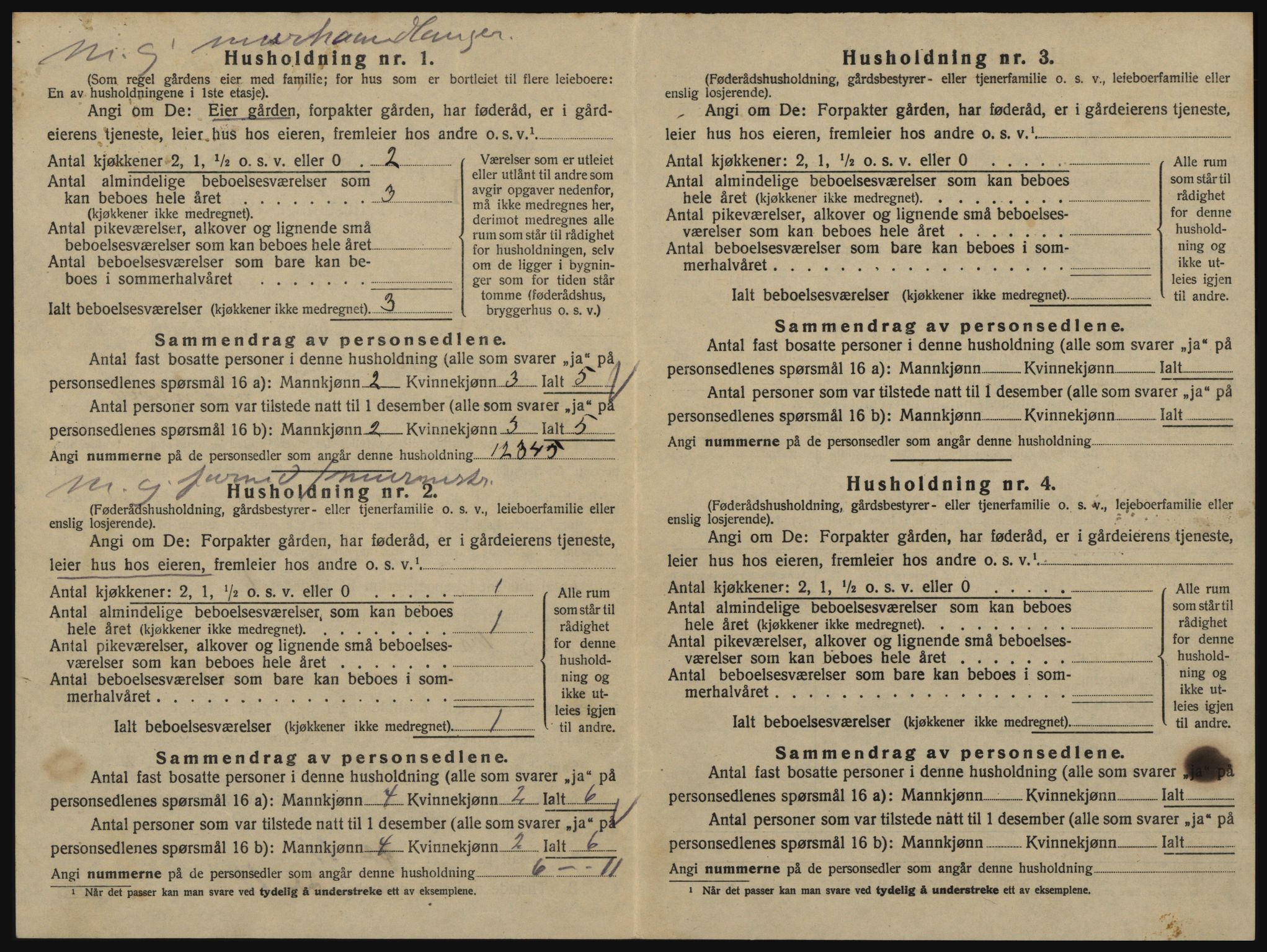 SAO, 1920 census for Glemmen, 1920, p. 2460