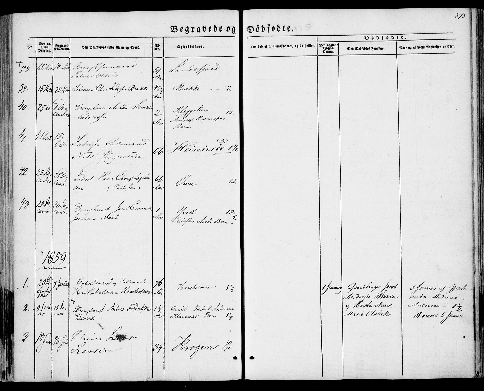 Sandar kirkebøker, SAKO/A-243/F/Fa/L0007: Parish register (official) no. 7, 1855-1861, p. 373