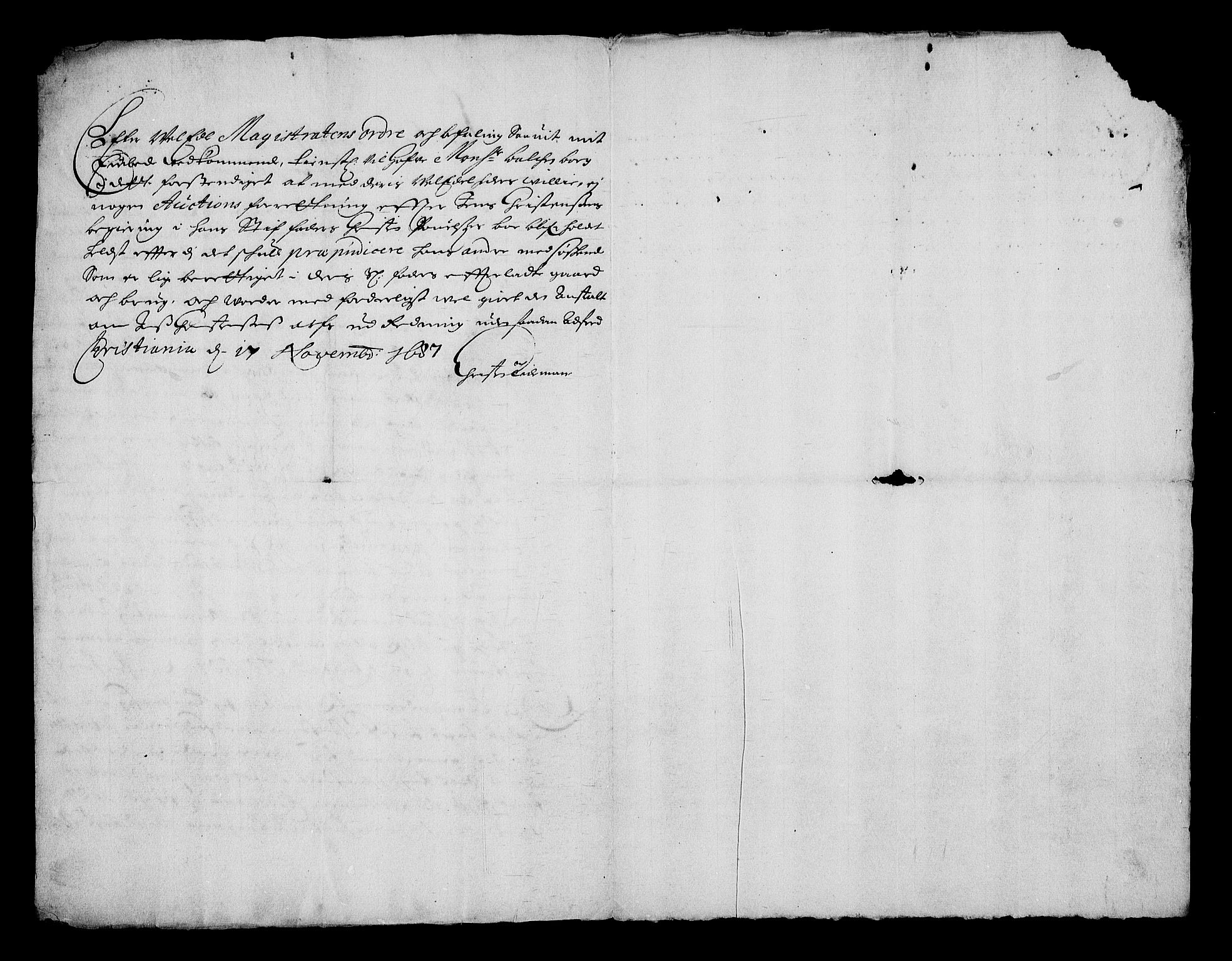 Stattholderembetet 1572-1771, RA/EA-2870/Af/L0002: Avskrifter av vedlegg til originale supplikker, nummerert i samsvar med supplikkbøkene, 1687-1689, p. 72