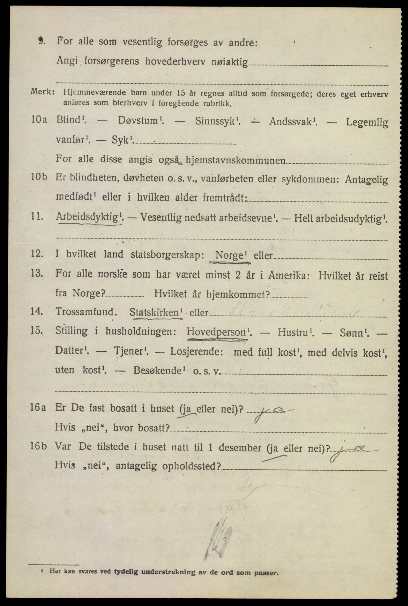 SAKO, 1920 census for Modum, 1920, p. 9660