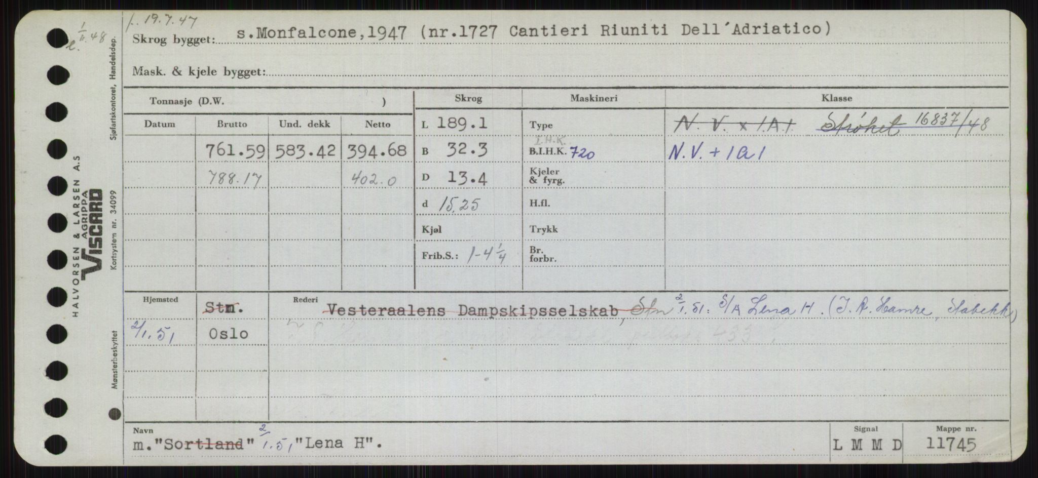 Sjøfartsdirektoratet med forløpere, Skipsmålingen, AV/RA-S-1627/H/Hb/L0003: Fartøy, I-N, p. 237