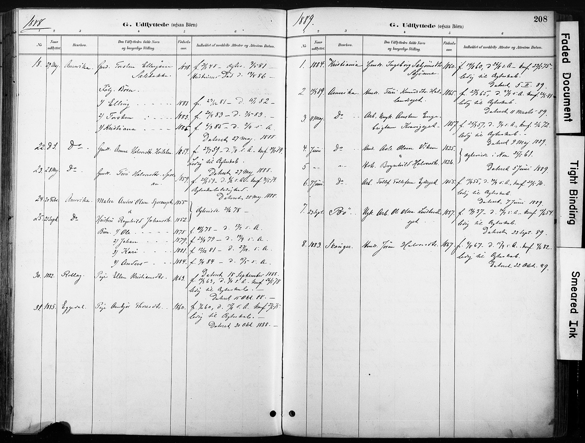 Nore kirkebøker, SAKO/A-238/F/Fb/L0002: Parish register (official) no. II 2, 1886-1906, p. 208