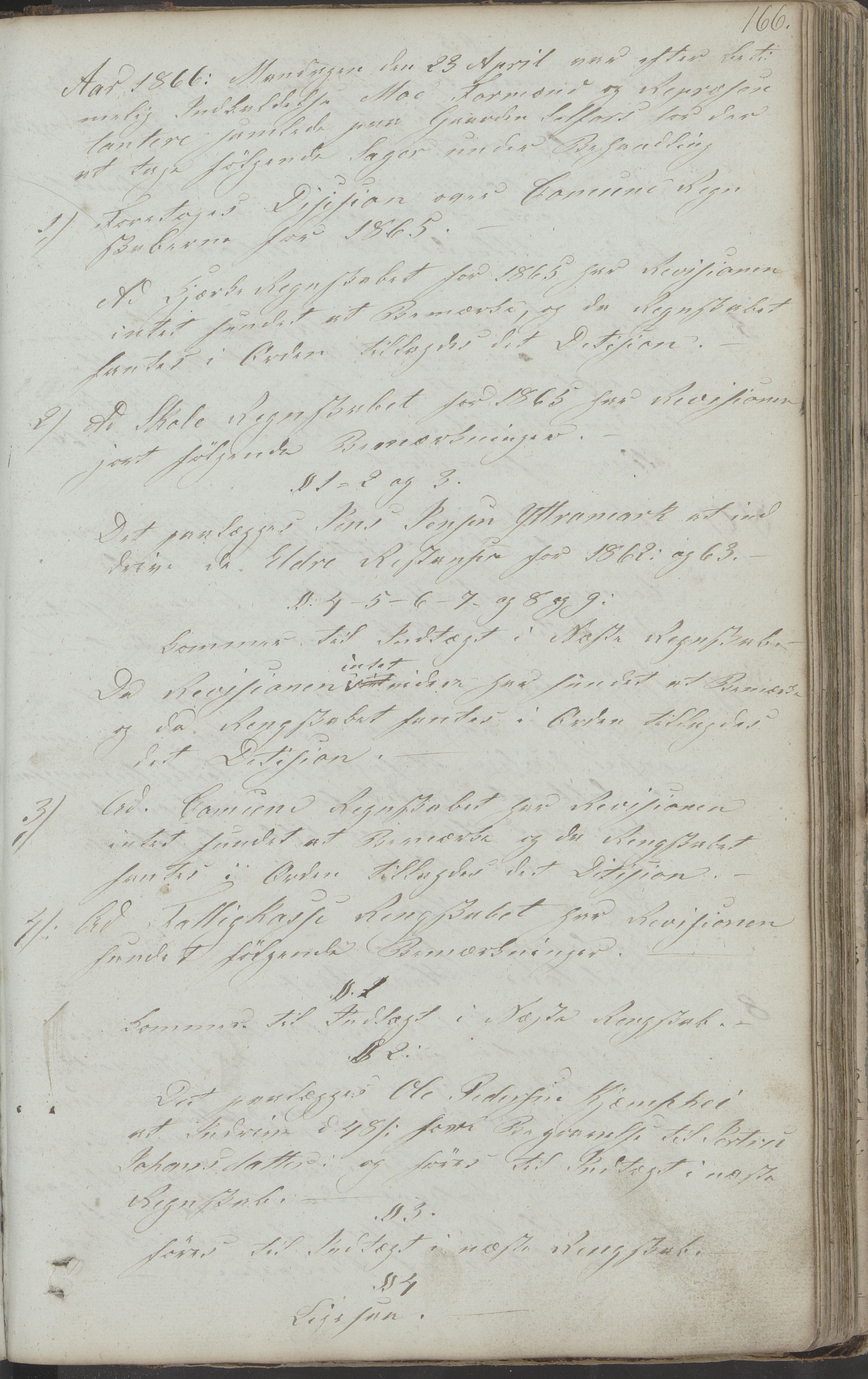 Mo kommune. Formannskapet, AIN/K-18031.150/A/Aa/L0001: Møtebok, 1838-1876, p. 166
