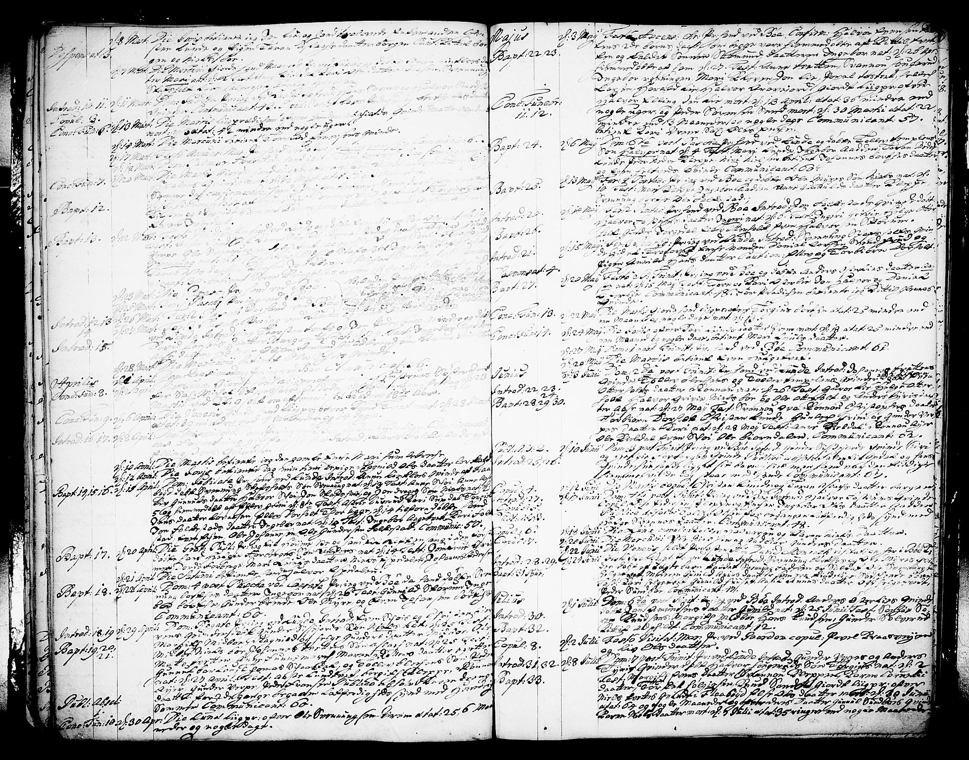 Bø kirkebøker, SAKO/A-257/F/Fa/L0003: Parish register (official) no. 3, 1733-1748, p. 24
