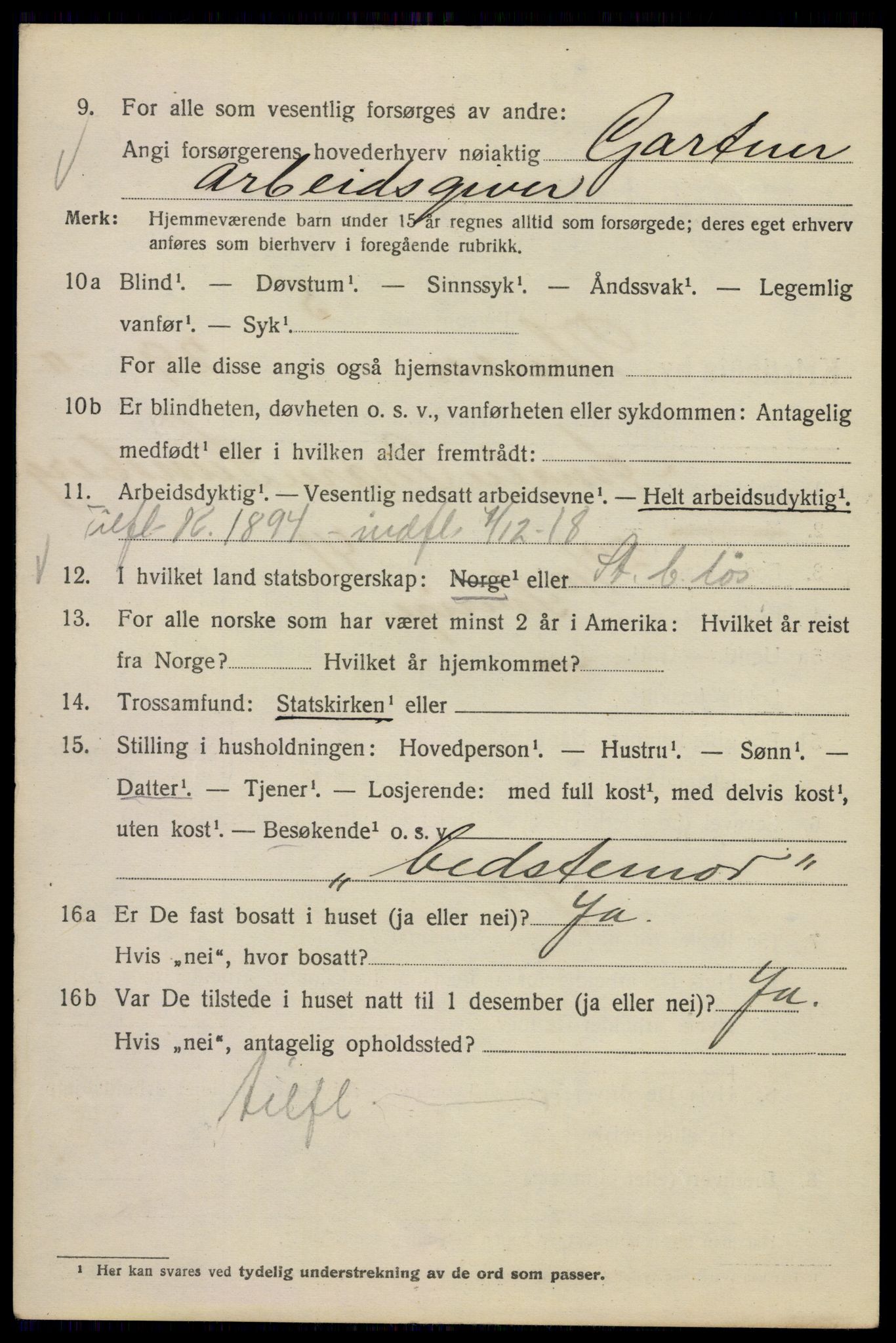 SAO, 1920 census for Kristiania, 1920, p. 569146