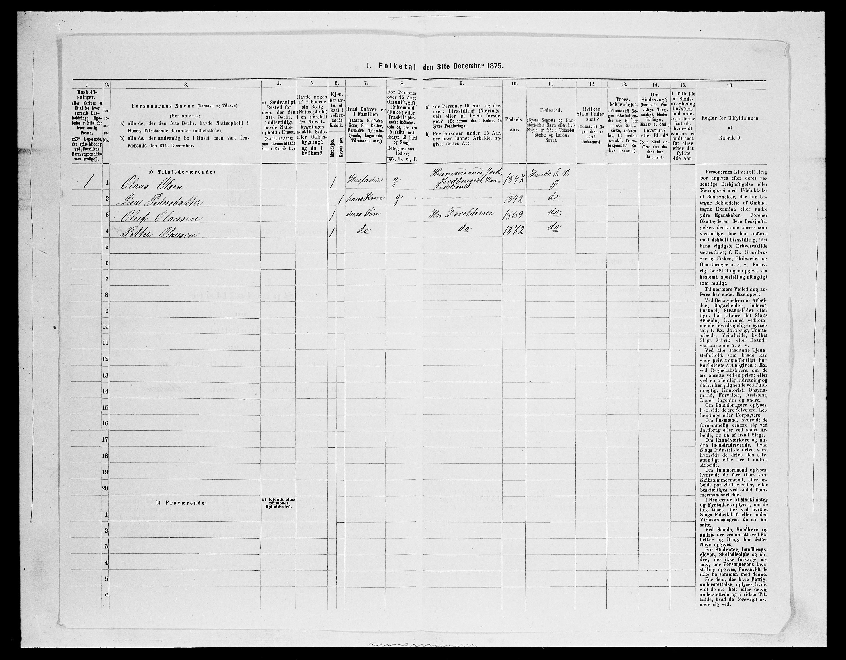 SAH, 1875 census for 0527L Vardal/Vardal og Hunn, 1875, p. 162