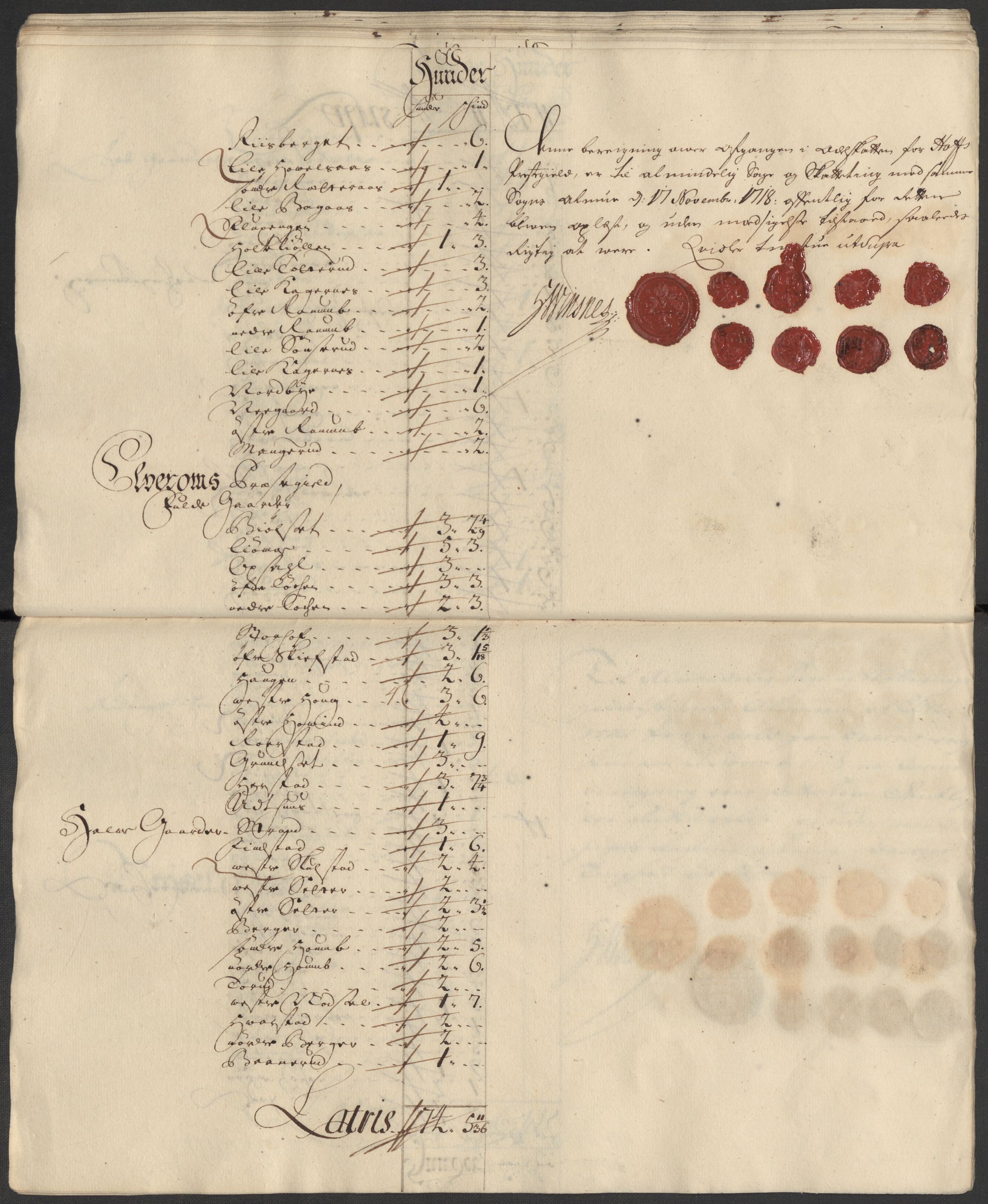 Rentekammeret inntil 1814, Reviderte regnskaper, Fogderegnskap, AV/RA-EA-4092/R13/L0857: Fogderegnskap Solør, Odal og Østerdal, 1718, p. 139