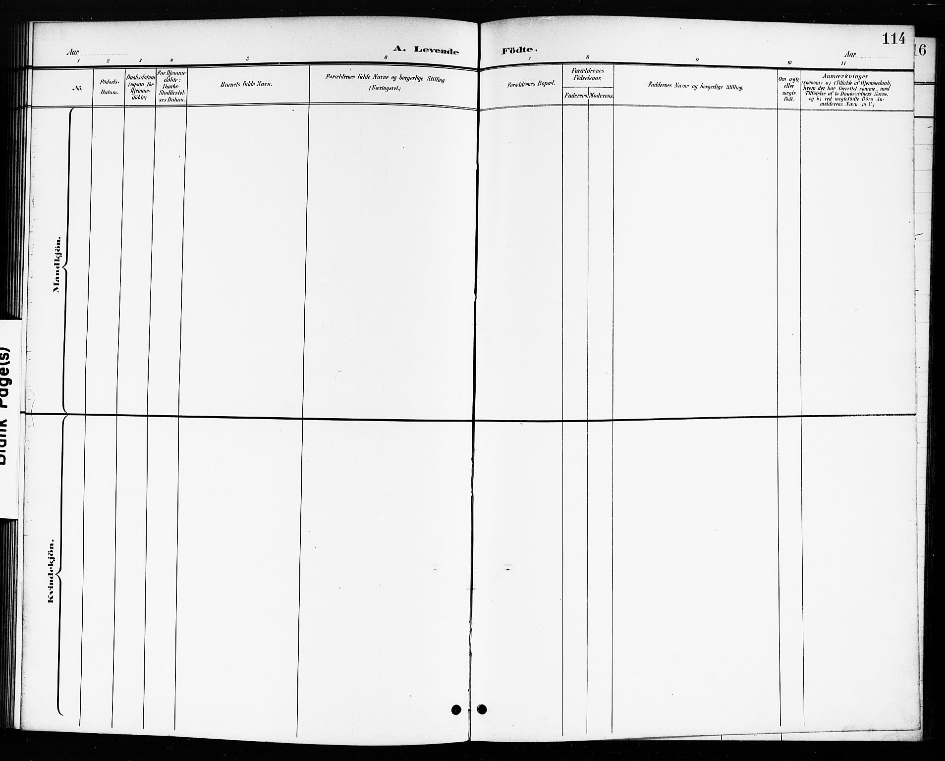 Drøbak prestekontor Kirkebøker, AV/SAO-A-10142a/G/Ga/L0001: Parish register (copy) no. I 1, 1897-1917, p. 114