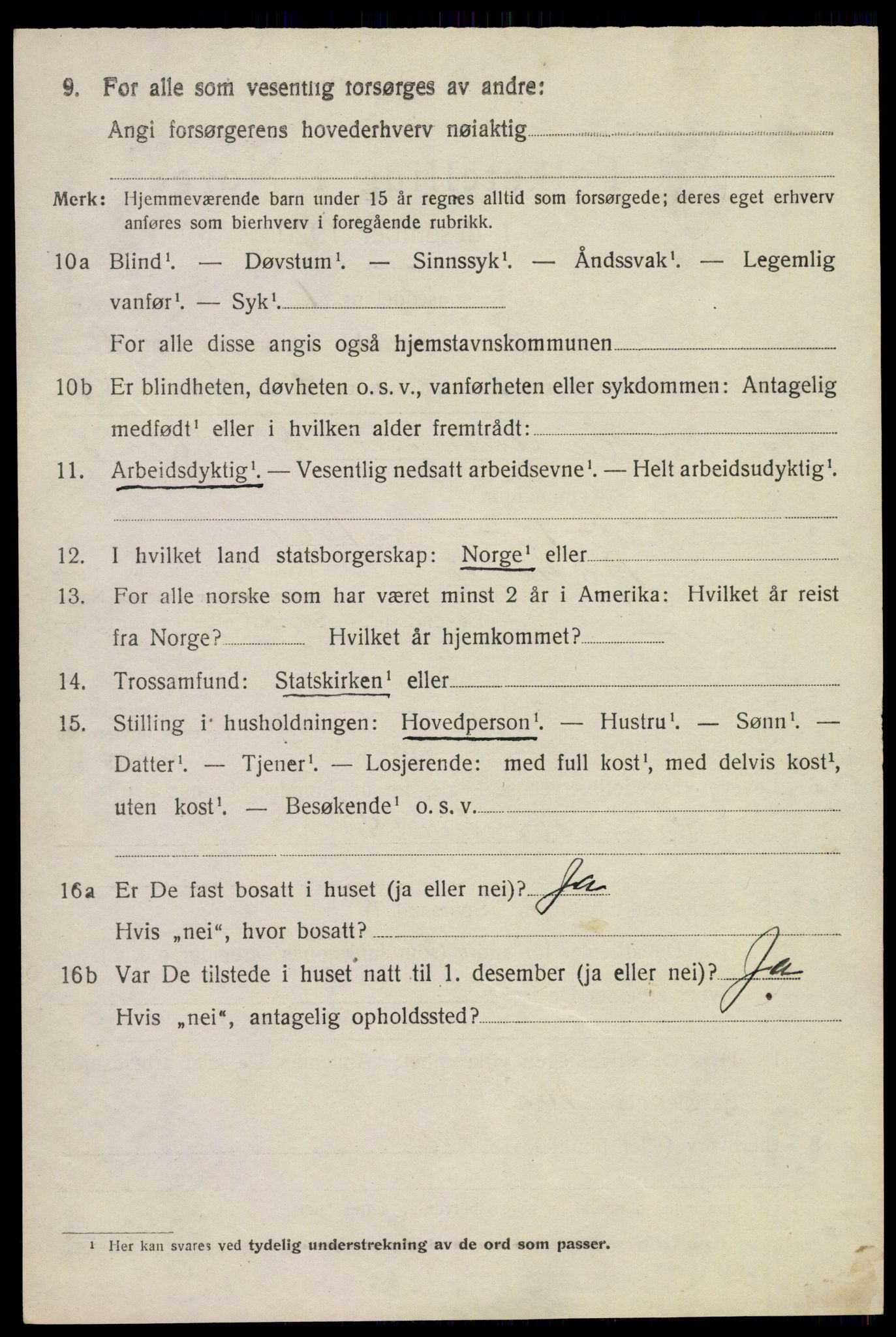 SAKO, 1920 census for Bø (Telemark), 1920, p. 6565