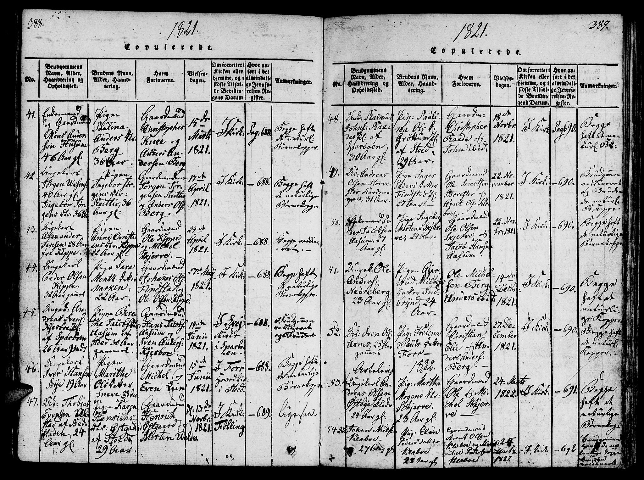 Ministerialprotokoller, klokkerbøker og fødselsregistre - Nord-Trøndelag, SAT/A-1458/746/L0441: Parish register (official) no. 746A03 /1, 1816-1827, p. 388-389