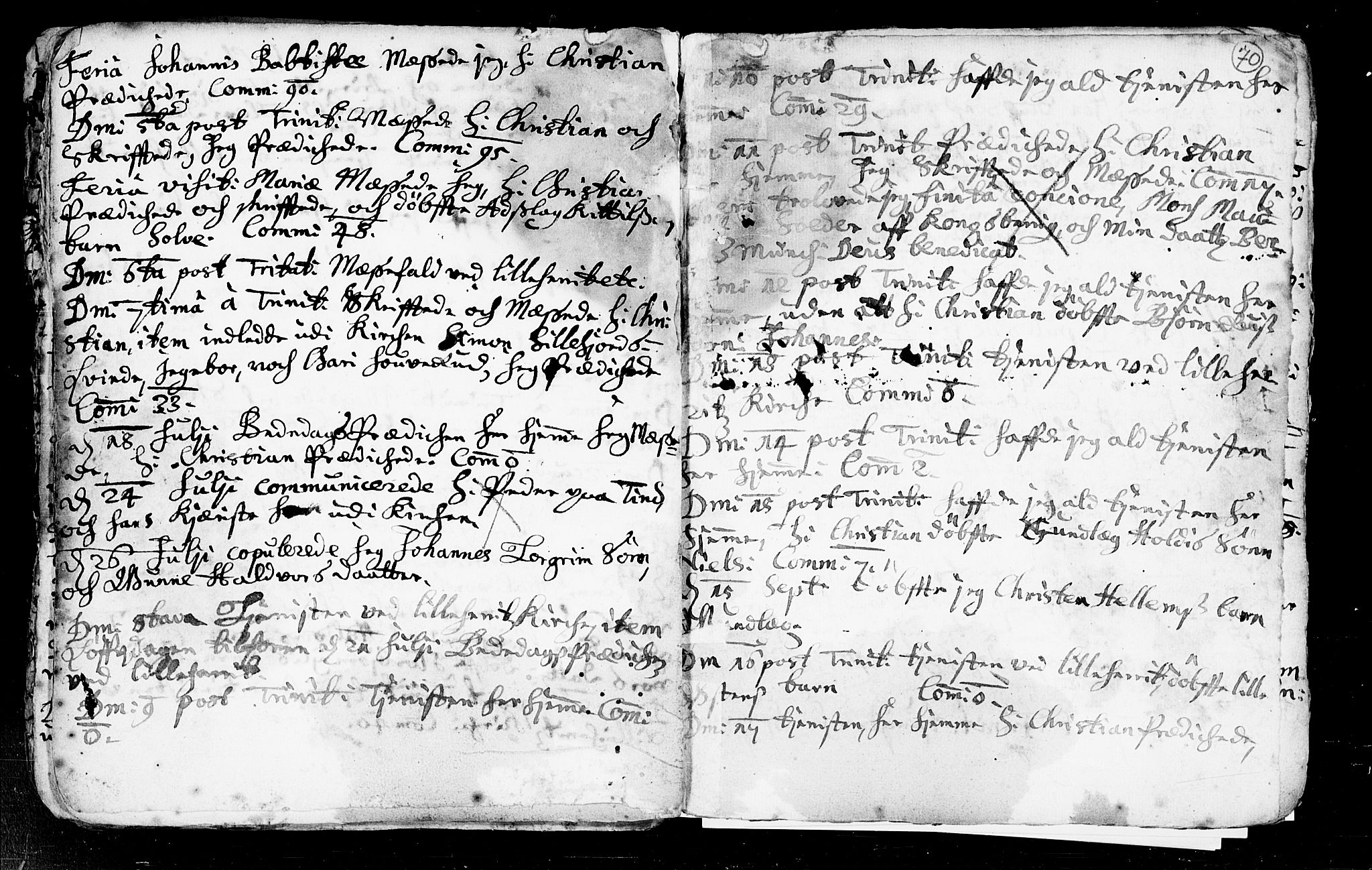 Heddal kirkebøker, AV/SAKO-A-268/F/Fa/L0002: Parish register (official) no. I 2, 1699-1722, p. 70