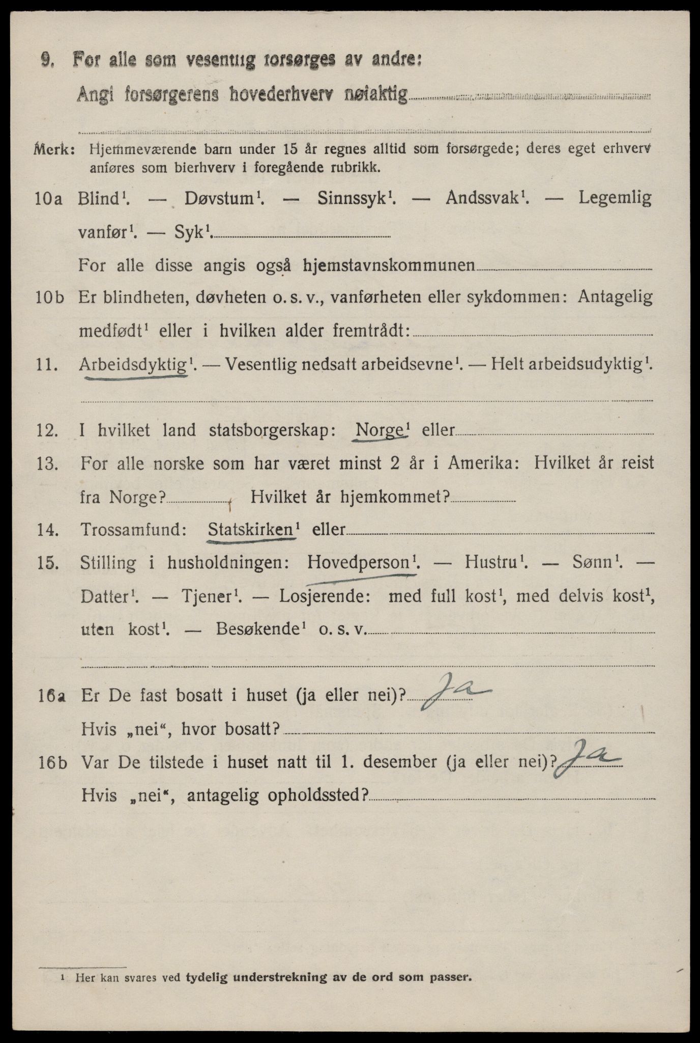 SAST, 1920 census for Rennesøy, 1920, p. 2355