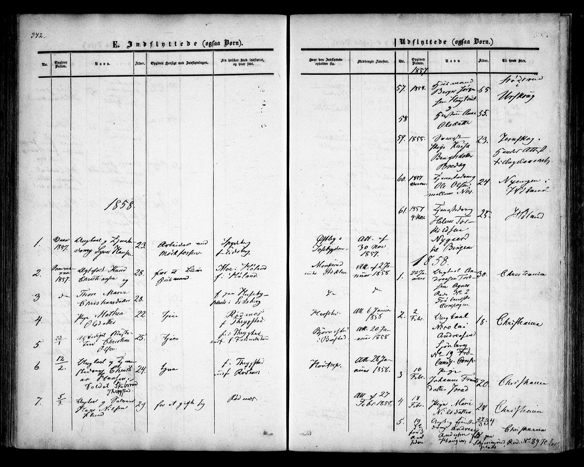 Trøgstad prestekontor Kirkebøker, AV/SAO-A-10925/F/Fa/L0008.b: Parish register (official) no. I 8B, 1855-1864, p. 342