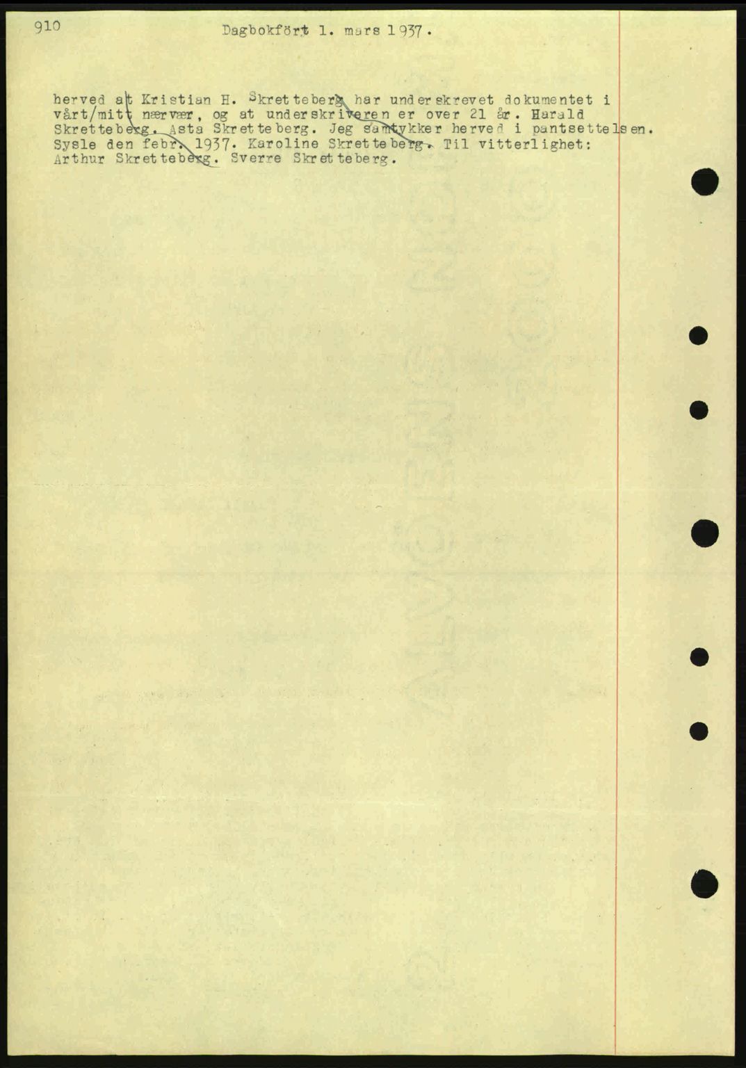 Eiker, Modum og Sigdal sorenskriveri, SAKO/A-123/G/Ga/Gab/L0034: Mortgage book no. A4, 1936-1937, Diary no: : 511/1937