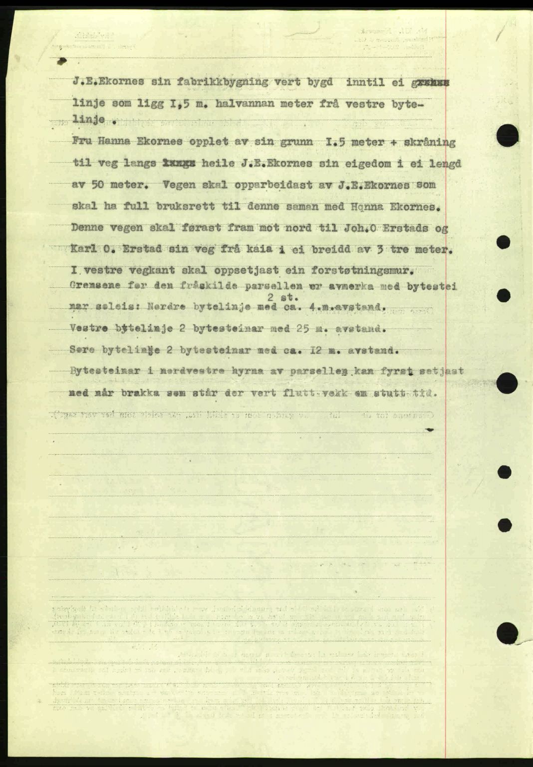 Nordre Sunnmøre sorenskriveri, AV/SAT-A-0006/1/2/2C/2Ca: Mortgage book no. A12, 1941-1942, Diary no: : 1960/1941