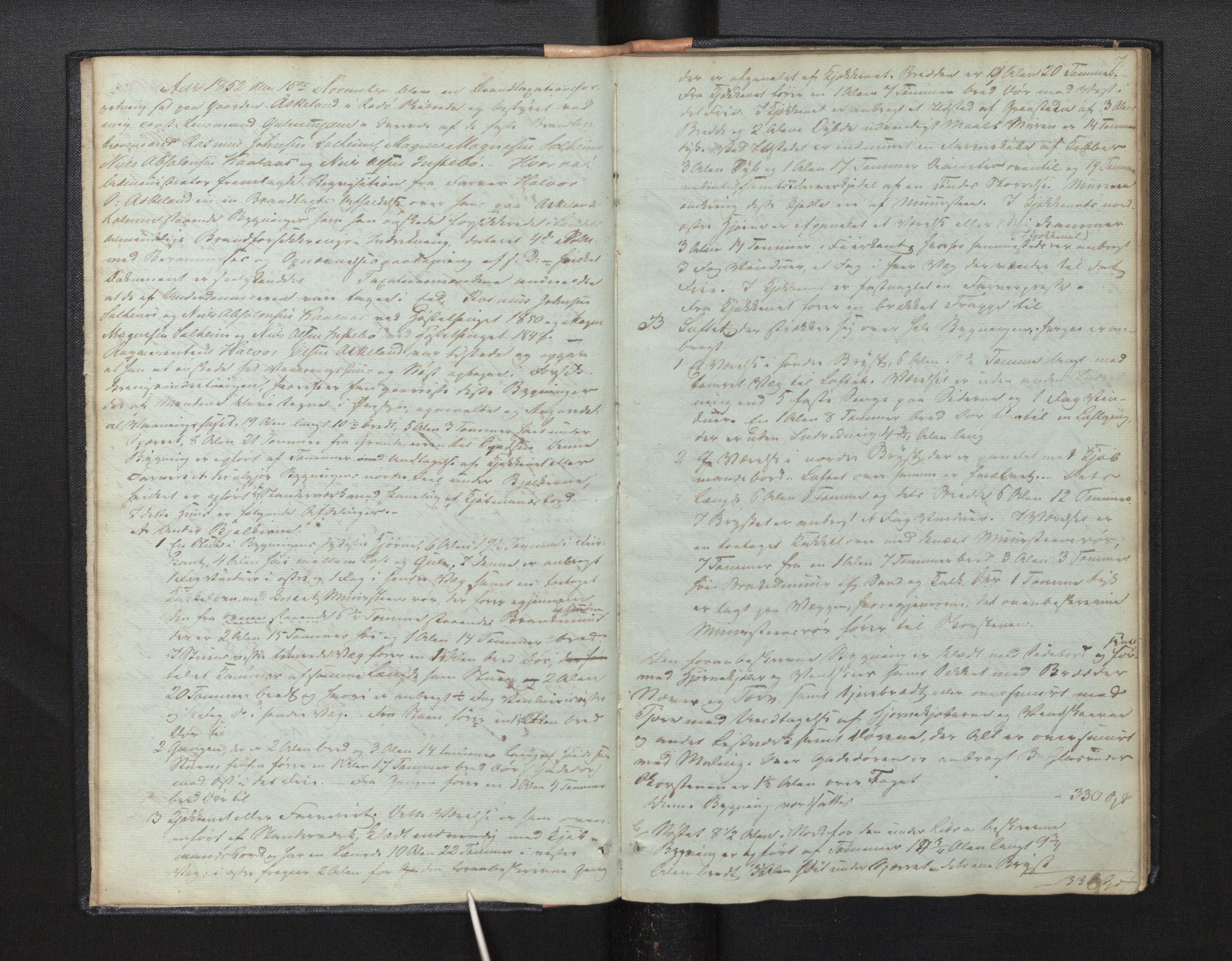 Lensmannen i Manger, AV/SAB-A-33701/0012/L0001: Branntakstprotokoll, 1846-1878, p. 6b-7a