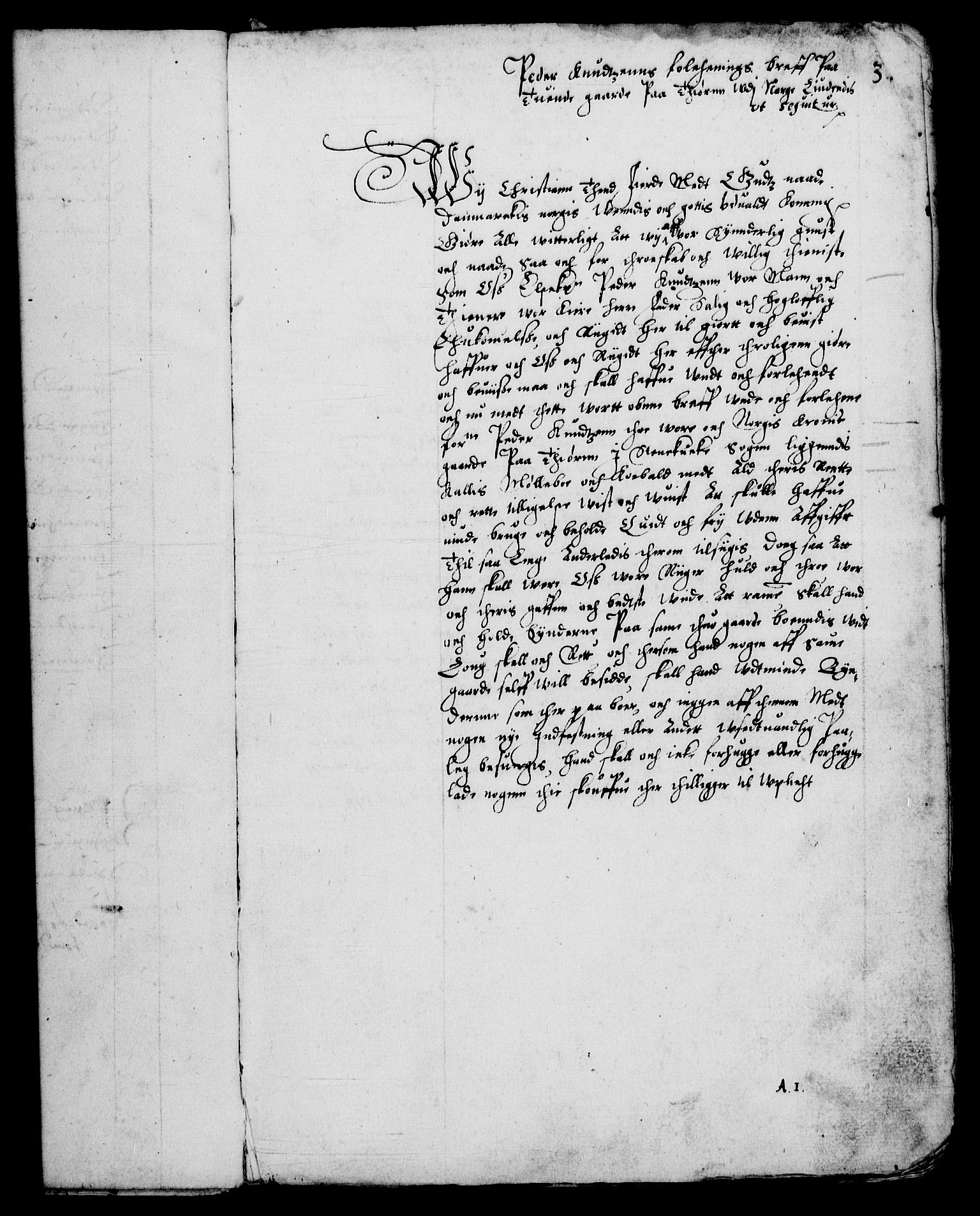 Danske Kanselli 1572-1799, RA/EA-3023/F/Fc/Fca/Fcaa/L0002: Norske registre (mikrofilm), 1588-1596, p. 3a