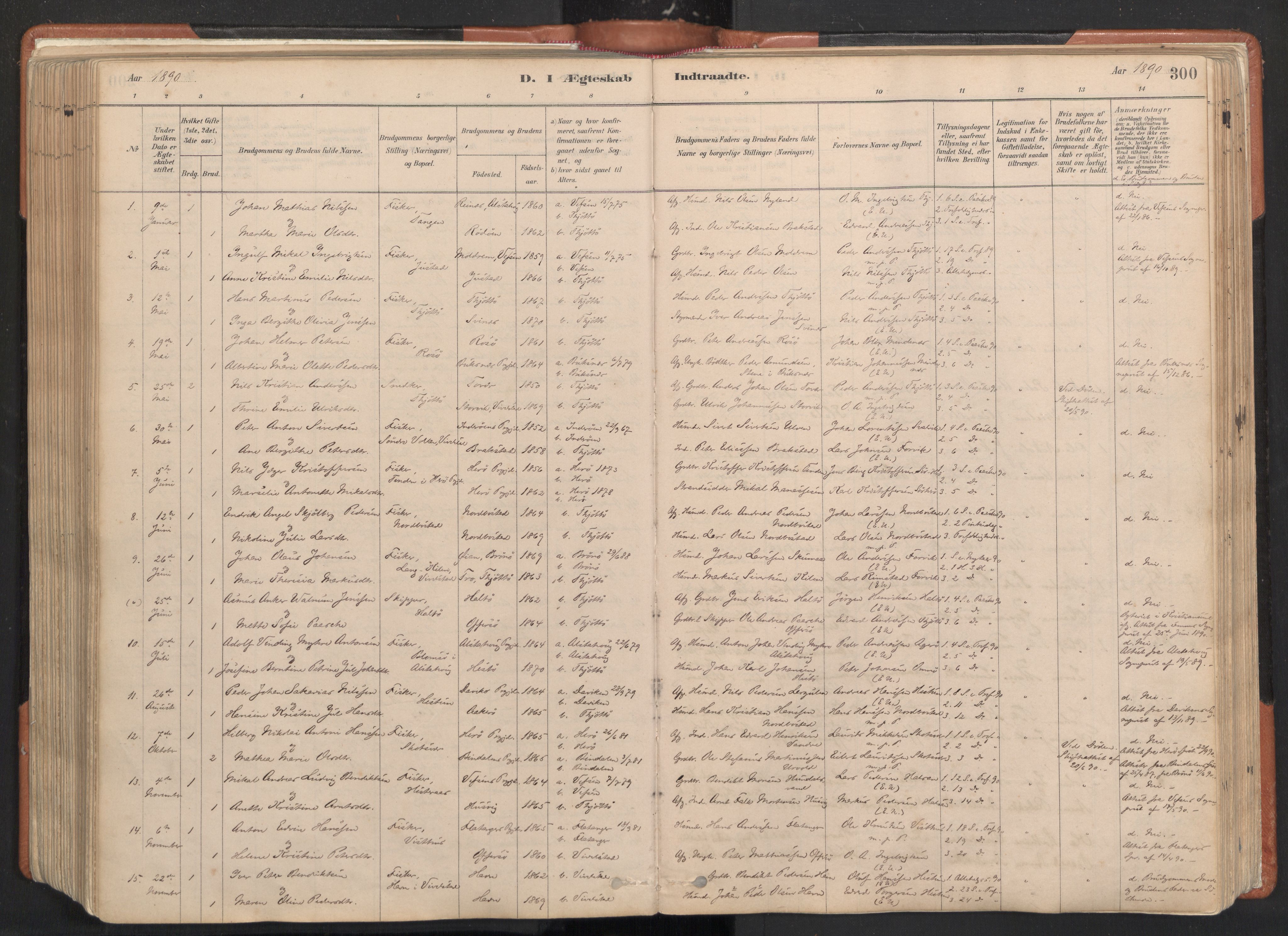 Ministerialprotokoller, klokkerbøker og fødselsregistre - Nordland, AV/SAT-A-1459/817/L0264: Parish register (official) no. 817A04, 1878-1907, p. 300