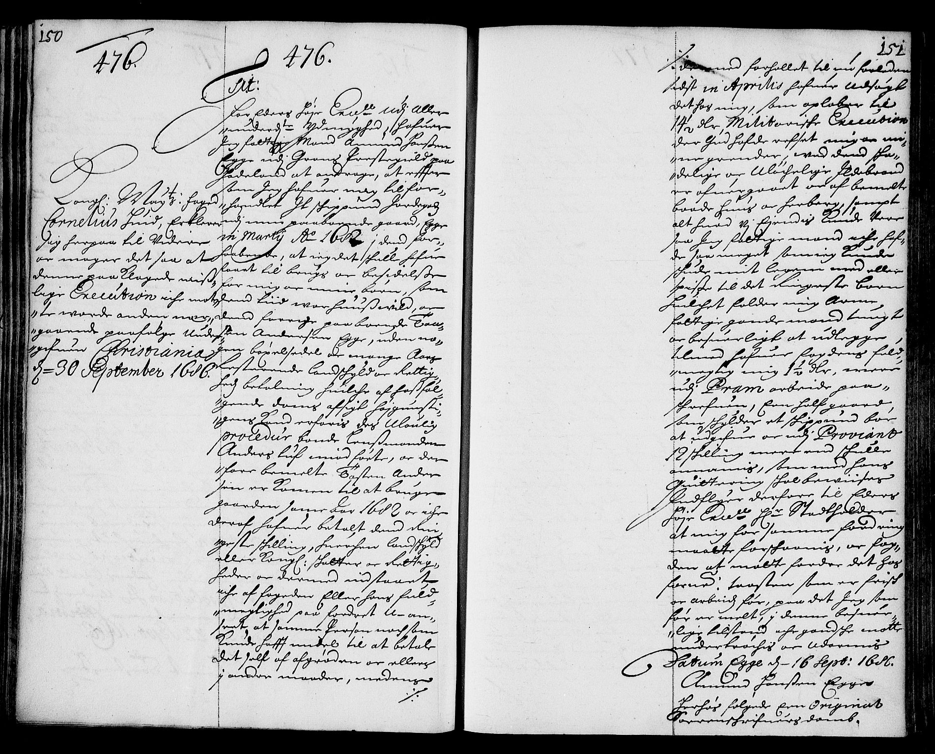 Stattholderembetet 1572-1771, AV/RA-EA-2870/Ae/L0003: Supplikasjons- og resolusjonsprotokoll, 1686-1687, p. 150-151