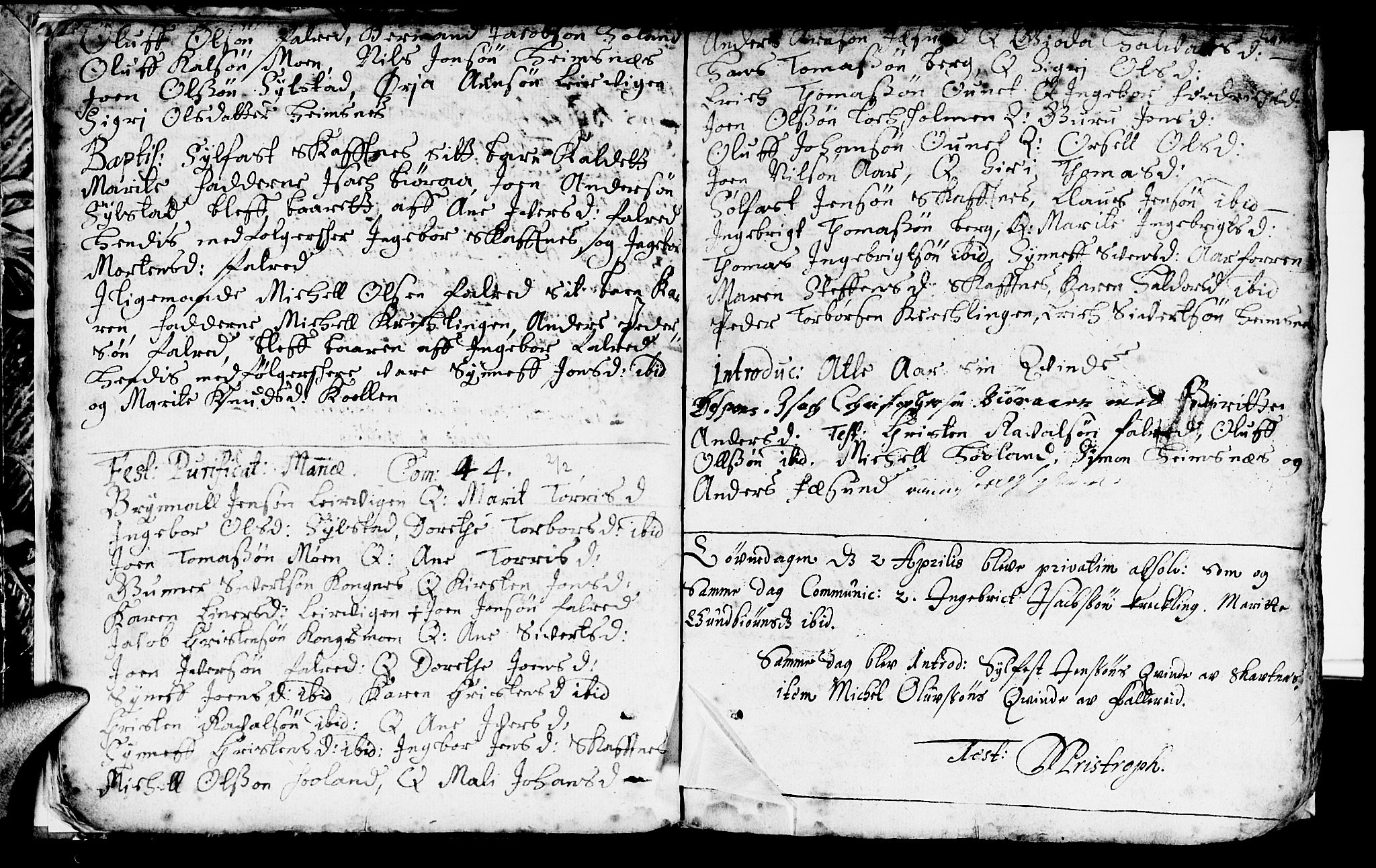 Ministerialprotokoller, klokkerbøker og fødselsregistre - Nord-Trøndelag, AV/SAT-A-1458/783/L0659: Parish register (official) no. 783A01, 1689-1814