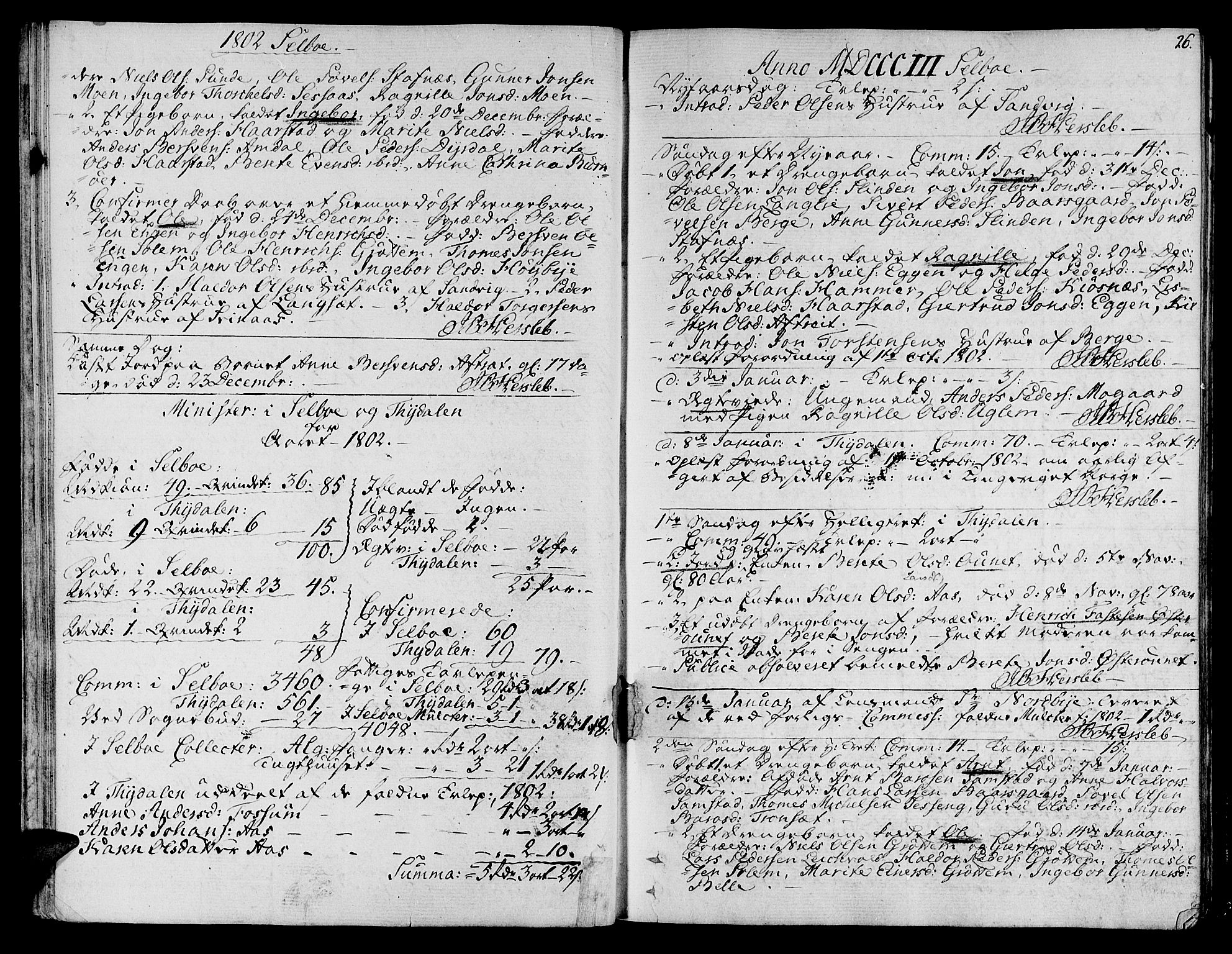 Ministerialprotokoller, klokkerbøker og fødselsregistre - Sør-Trøndelag, SAT/A-1456/695/L1140: Parish register (official) no. 695A03, 1801-1815, p. 26