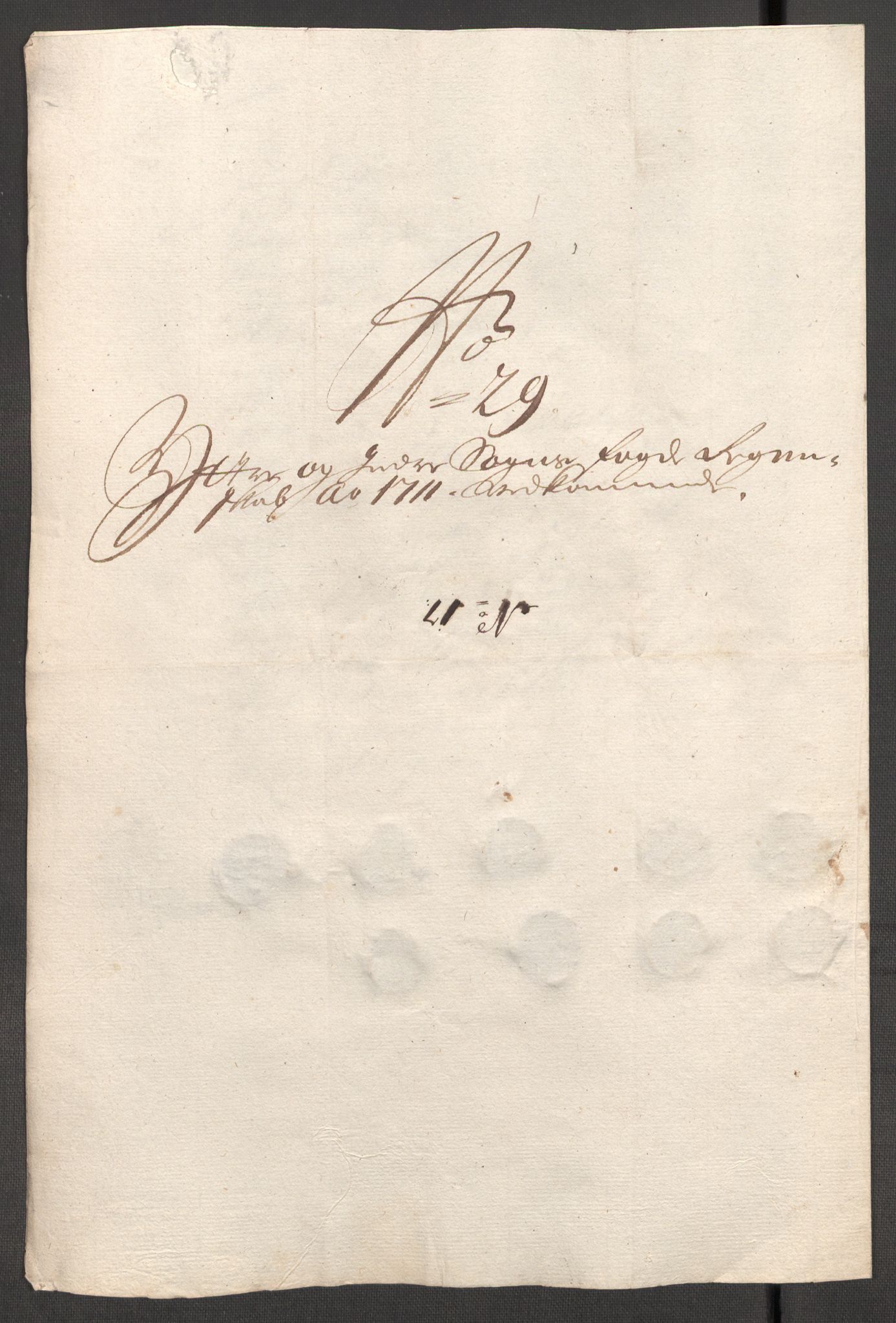 Rentekammeret inntil 1814, Reviderte regnskaper, Fogderegnskap, AV/RA-EA-4092/R52/L3317: Fogderegnskap Sogn, 1711, p. 208