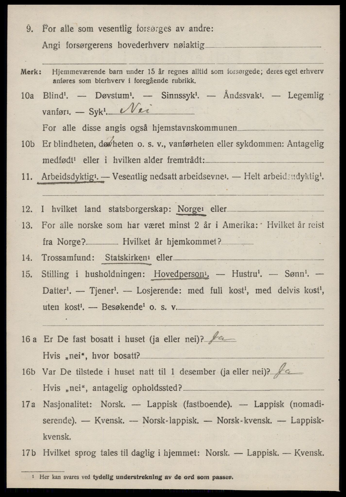 SAT, 1920 census for Oppdal, 1920, p. 1572