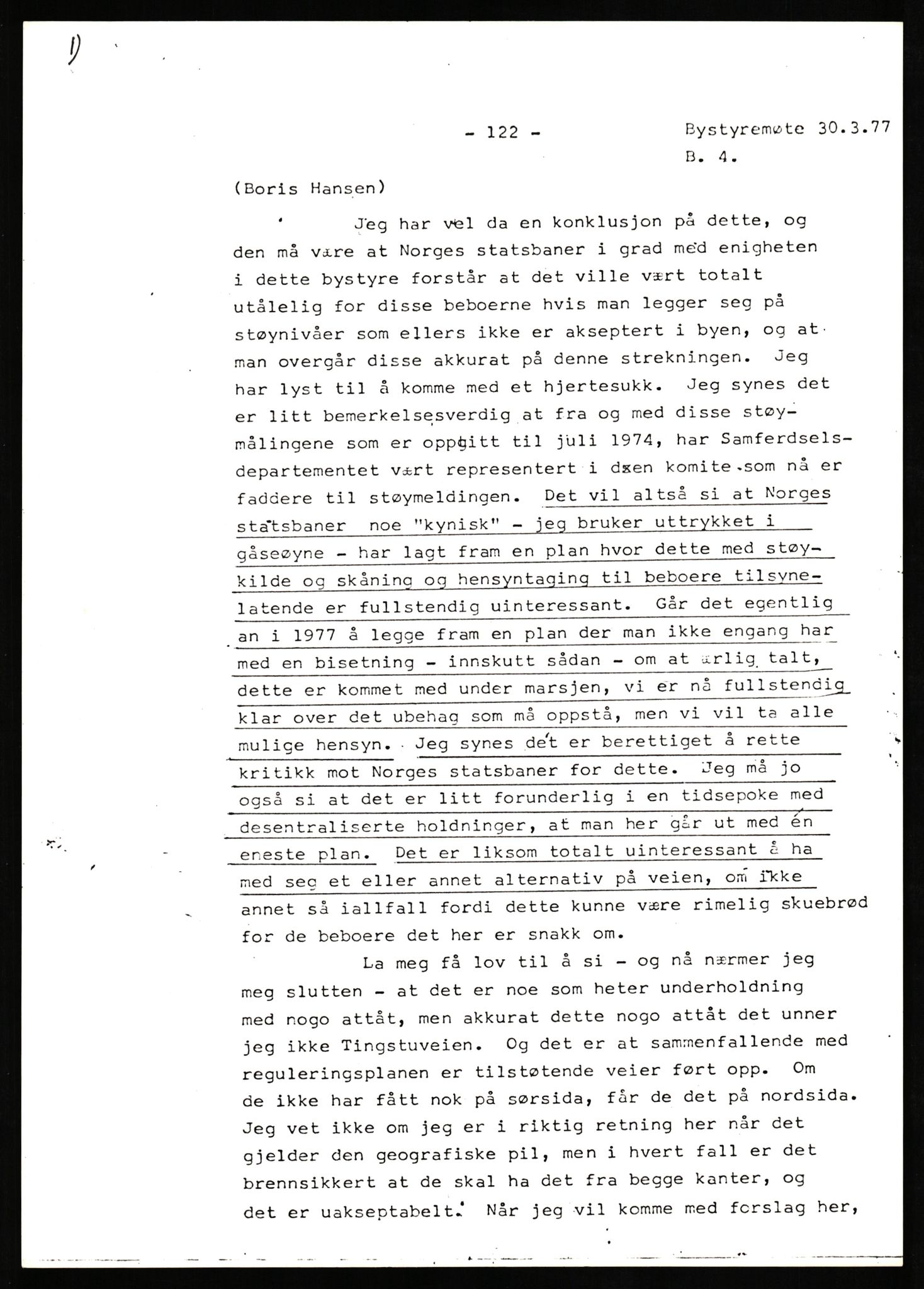 Norges statsbaner, Hovedadministrasjonen, Plankontoret for Oslo S, AV/RA-S-5410/D/L0171: Driftsbanegården. Øvrige driftsbanegårder, 1976-1978, p. 119
