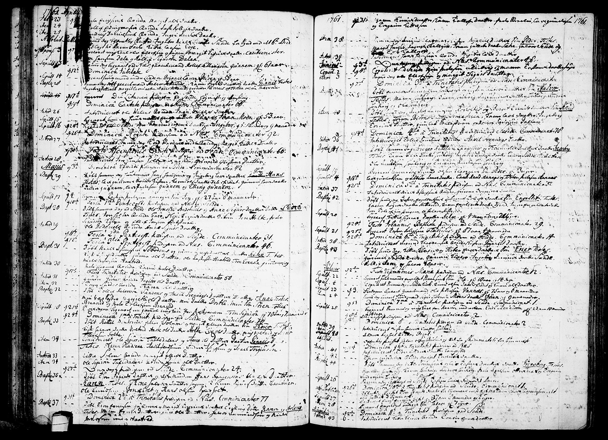 Sauherad kirkebøker, AV/SAKO-A-298/F/Fa/L0003: Parish register (official) no. I 3, 1722-1766