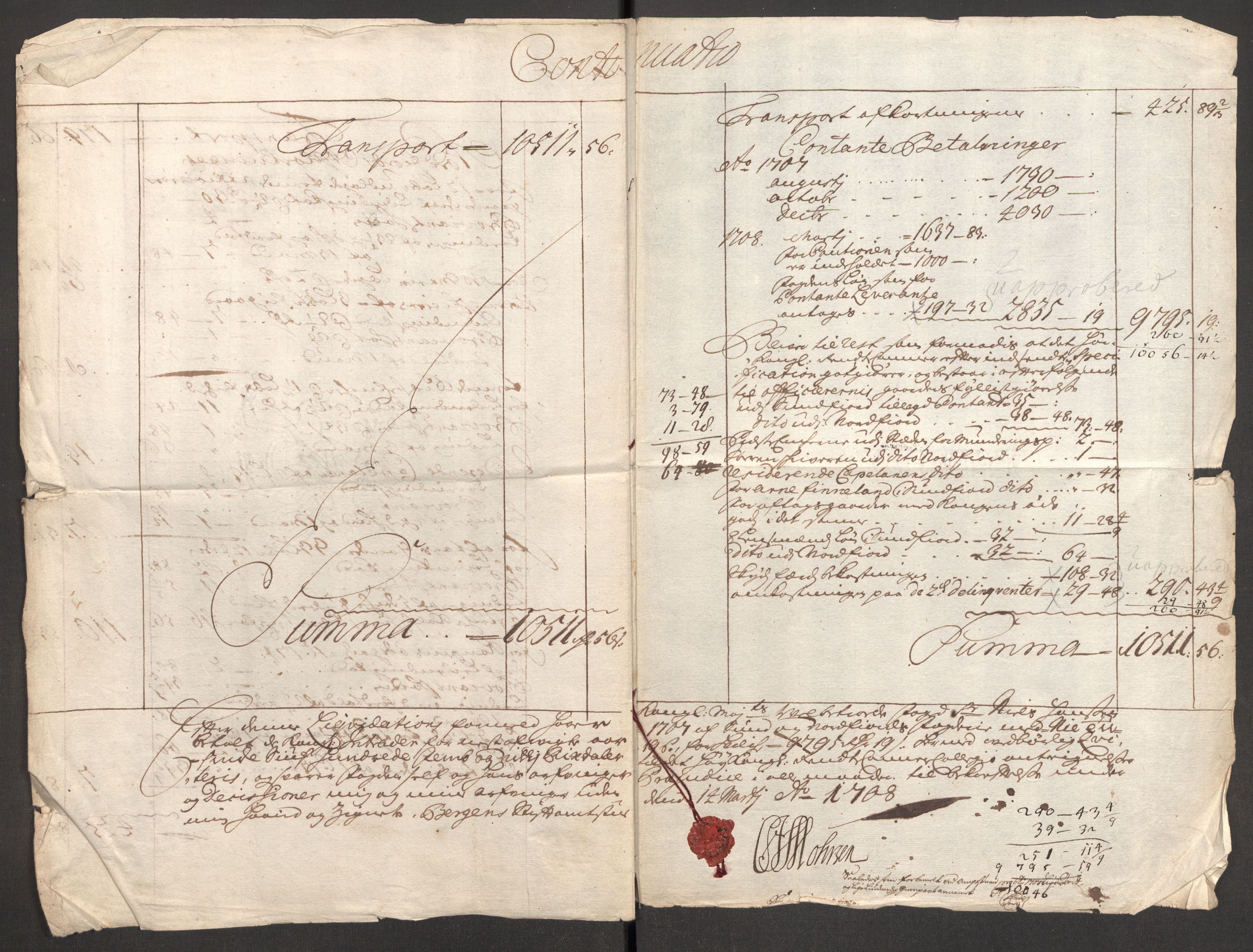 Rentekammeret inntil 1814, Reviderte regnskaper, Fogderegnskap, RA/EA-4092/R53/L3430: Fogderegnskap Sunn- og Nordfjord, 1706-1707, p. 212