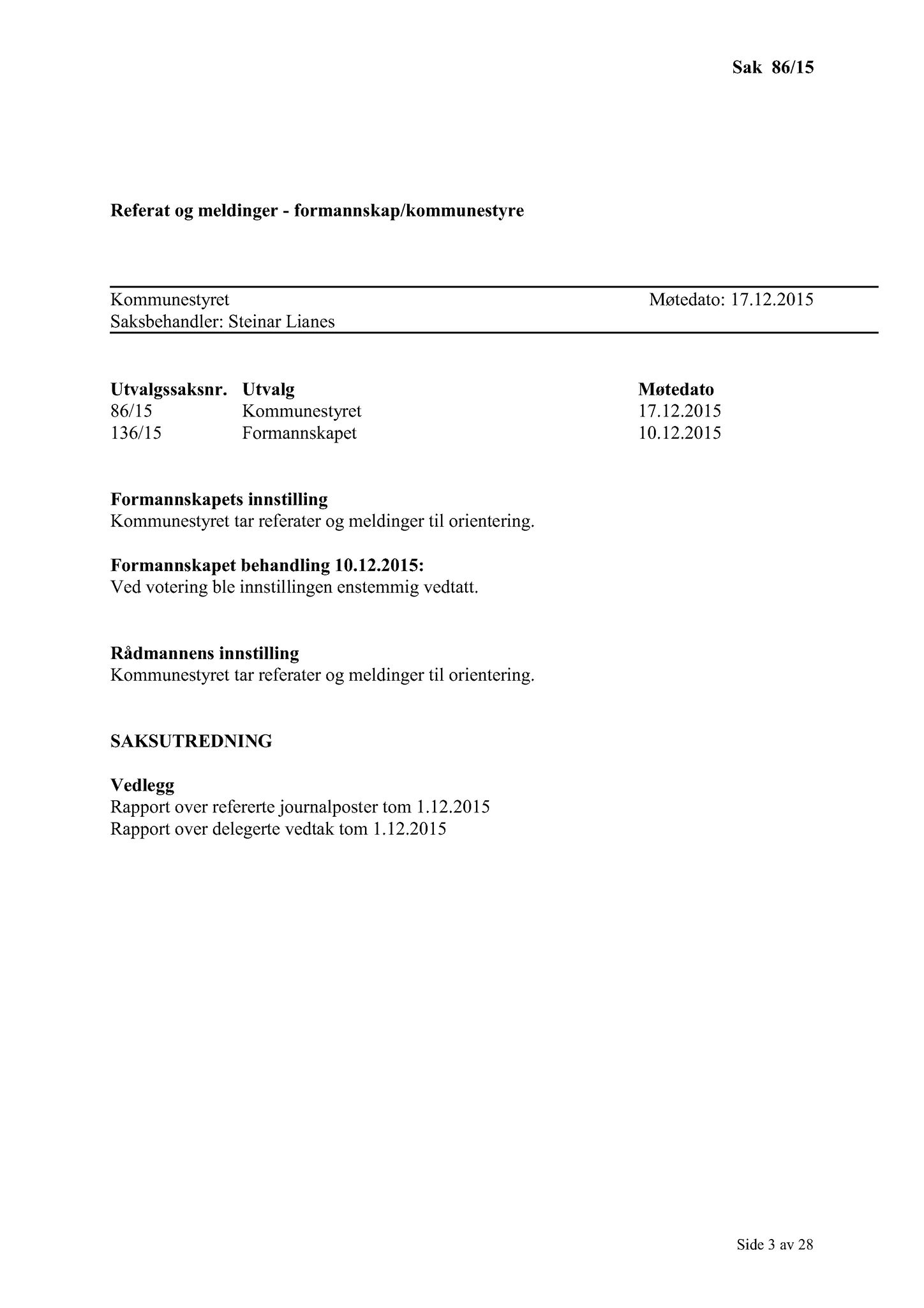 Klæbu Kommune, TRKO/KK/01-KS/L008: Kommunestyret - Møtedokumenter, 2015, p. 1998
