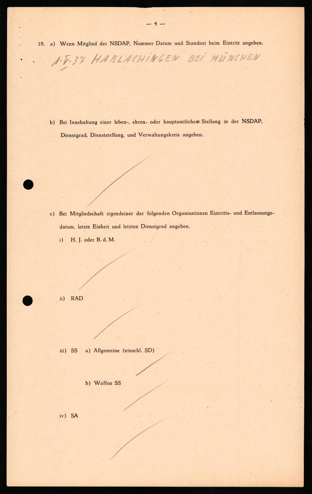 Forsvaret, Forsvarets overkommando II, AV/RA-RAFA-3915/D/Db/L0018: CI Questionaires. Tyske okkupasjonsstyrker i Norge. Tyskere., 1945-1946, p. 113