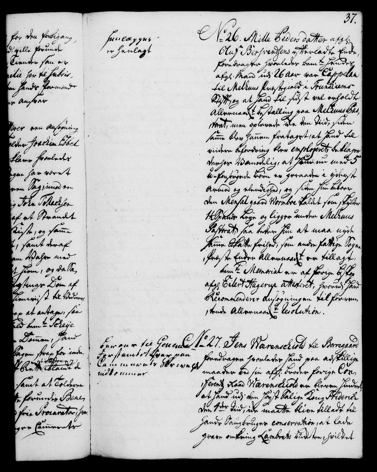 Rentekammeret, Kammerkanselliet, RA/EA-3111/G/Gh/Gha/L0025: Norsk ekstraktmemorialprotokoll (merket RK 53.70), 1743-1744, p. 37