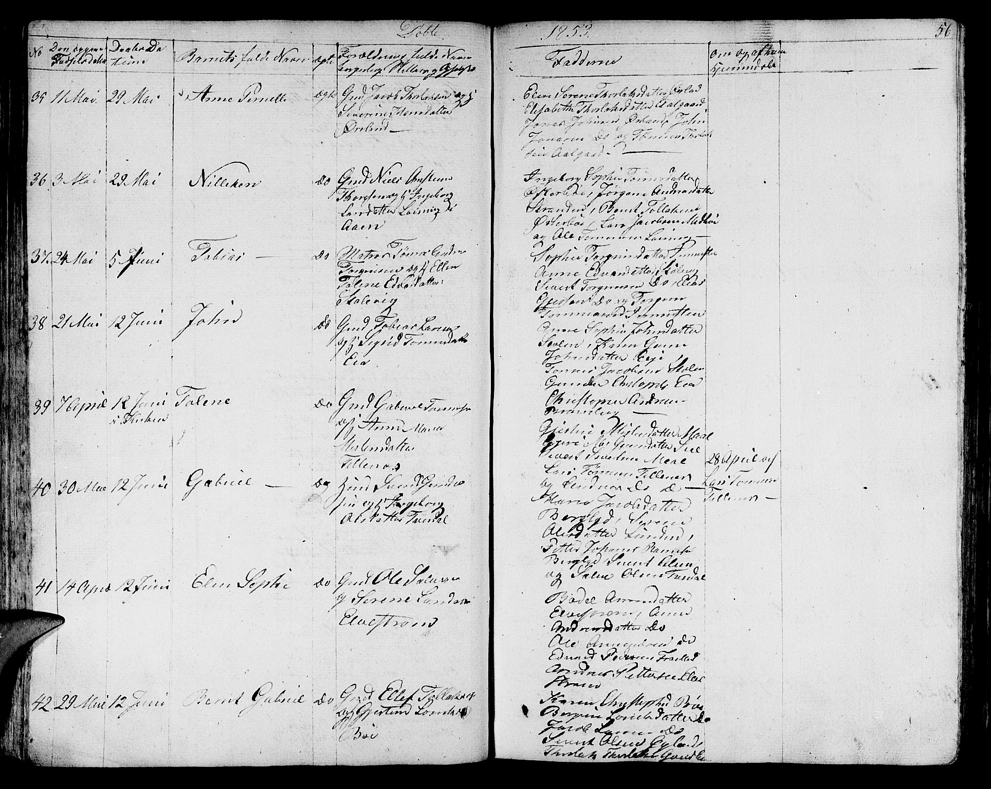 Sokndal sokneprestkontor, AV/SAST-A-101808: Parish register (copy) no. B 2, 1849-1865, p. 56