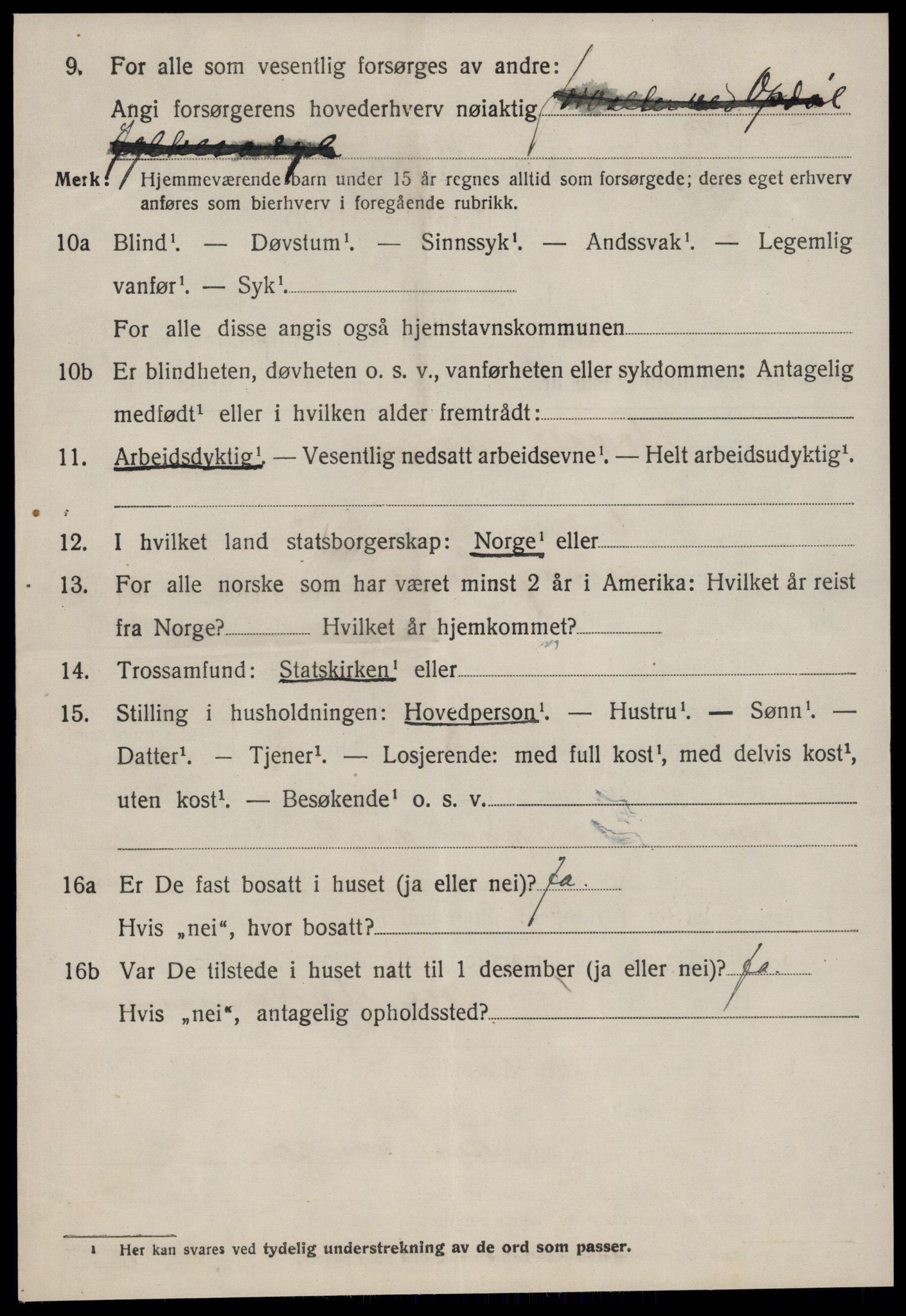 SAT, 1920 census for Bolsøy, 1920, p. 7148