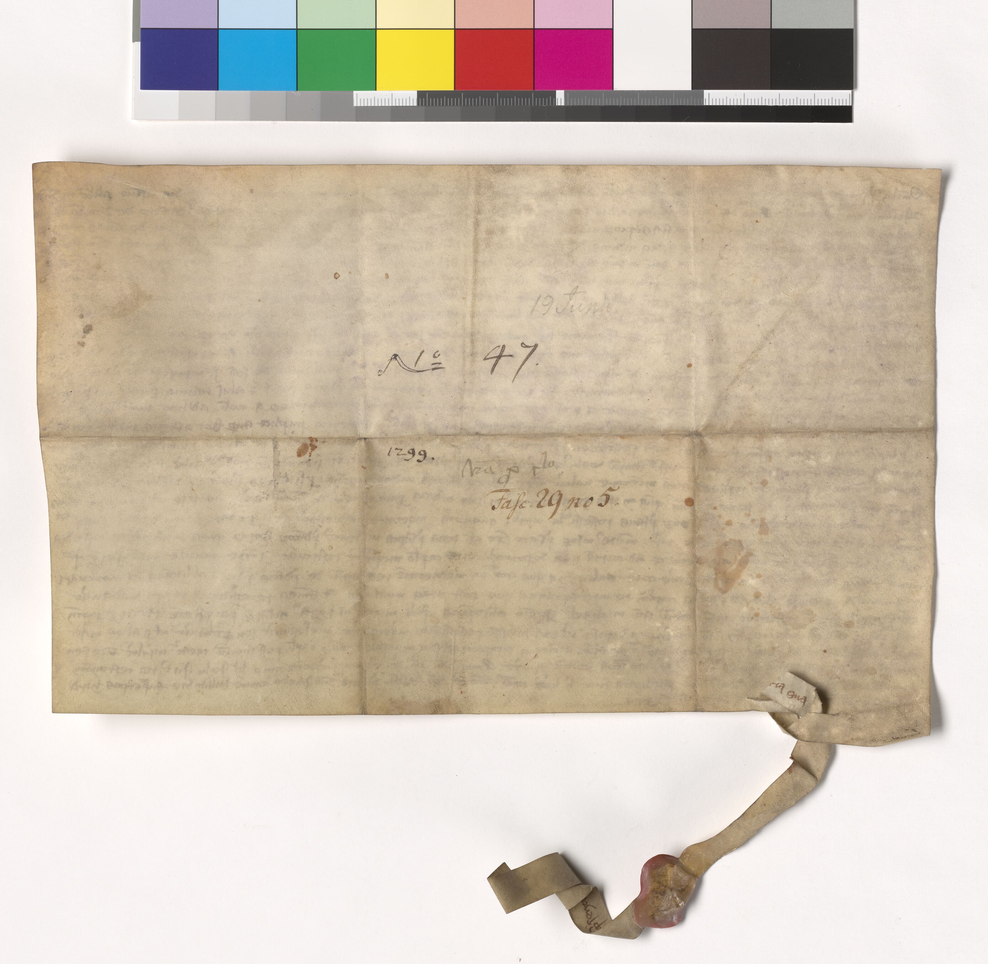 Riksarkivets diplomsamling, AV/RA-EA-5965/F05/L0084: NRA AM fasc. 29 nr. 5-11, 1299-1300, p. 3