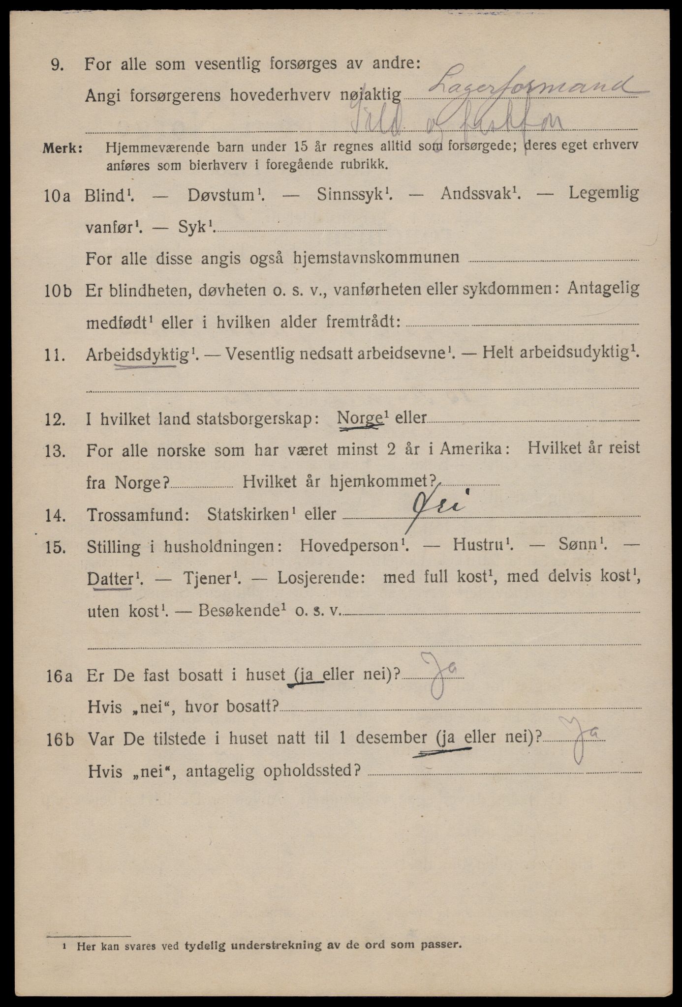 SAT, 1920 census for Trondheim, 1920, p. 87241