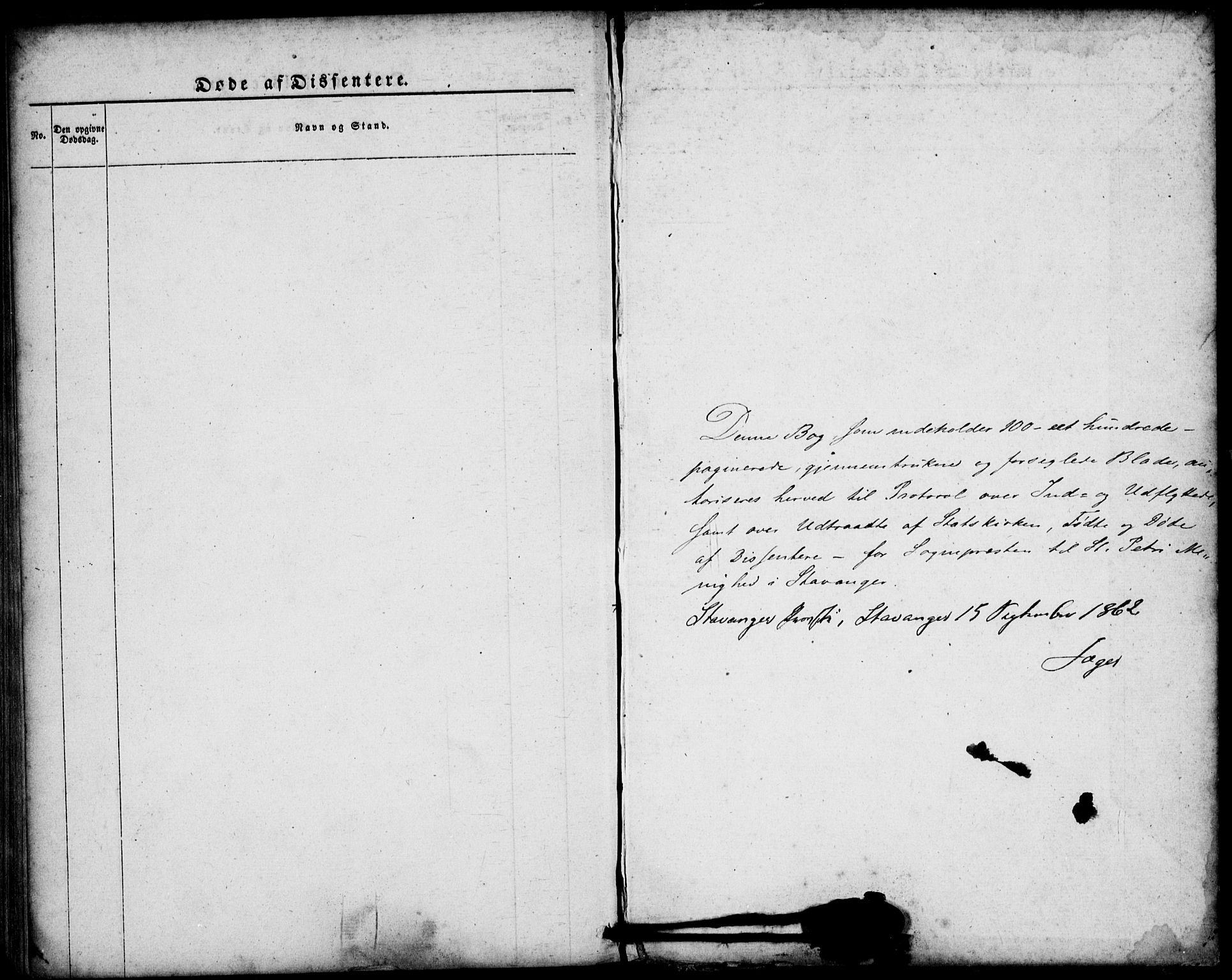 St. Petri sokneprestkontor, AV/SAST-A-101813/001/30/30BA/L0005: Parish register (official) no. A 5, 1861-1865