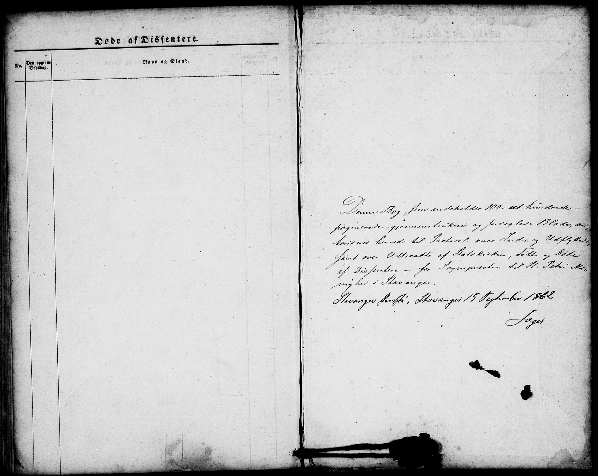 St. Petri sokneprestkontor, SAST/A-101813/001/30/30BA/L0005: Parish register (official) no. A 5, 1861-1865