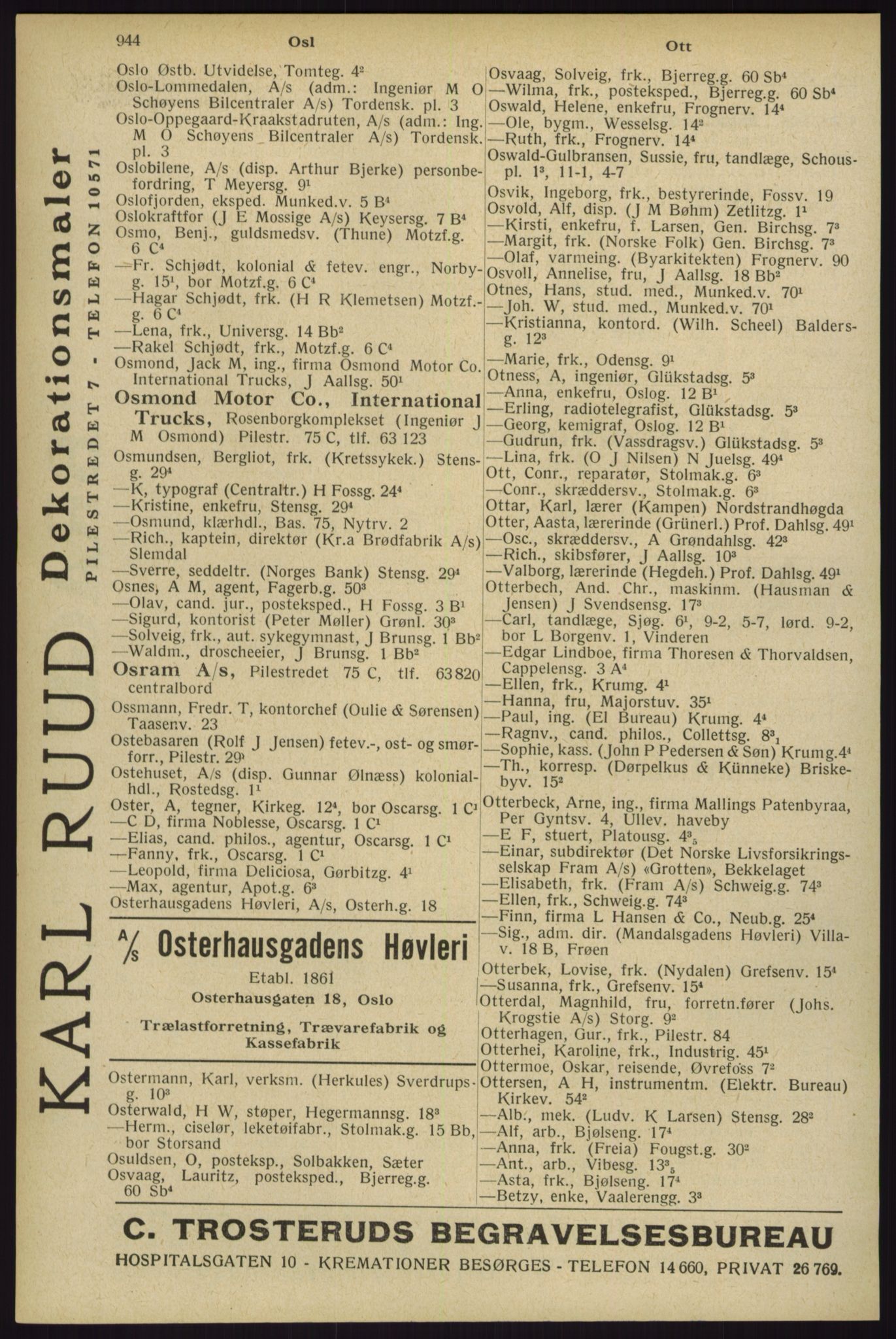 Kristiania/Oslo adressebok, PUBL/-, 1929, p. 944